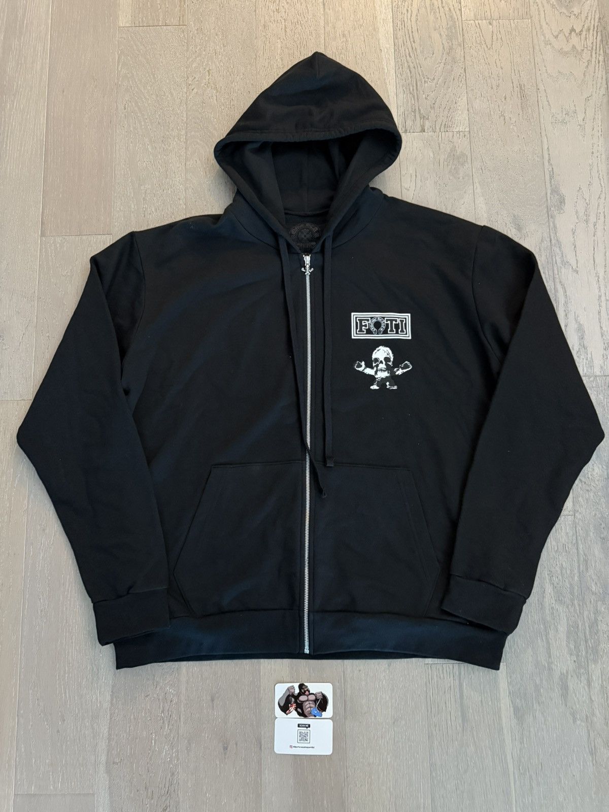 Chrome Hearts Chrome Hearts Foti Multi Teeter Harris Logo Zip Up Hoodie Size US XXL / EU 58 / 5 - 2 Thumbnail