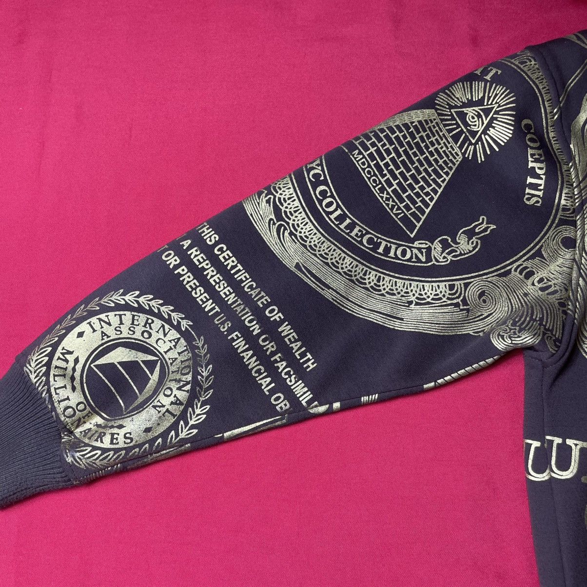 Other VTG Hundred Dollar Bill Graphic Zip Hoodie–Gold Full Print Size US L / EU 52-54 / 3 - 8 Thumbnail