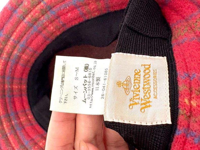 Vivienne Westwood Vivienne Westwood Mid-1930s vintage red Saturn checkboy ca Size ONE SIZE - 6 Thumbnail