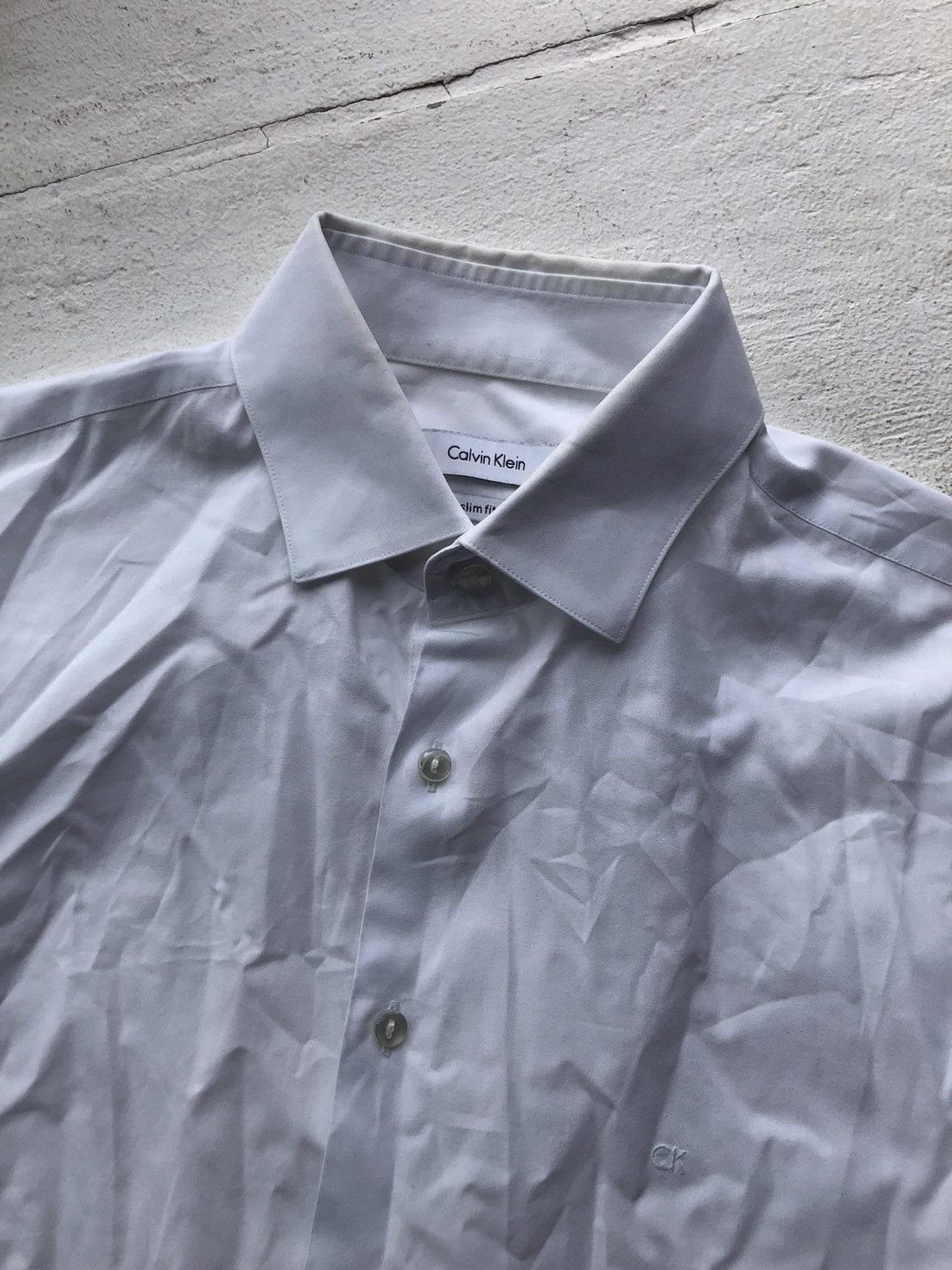 Calvin Klein ⚪️Calvin Klein Vintage Old Money White Shirt⚪️ Size US L / EU 52-54 / 3 - 4 Thumbnail