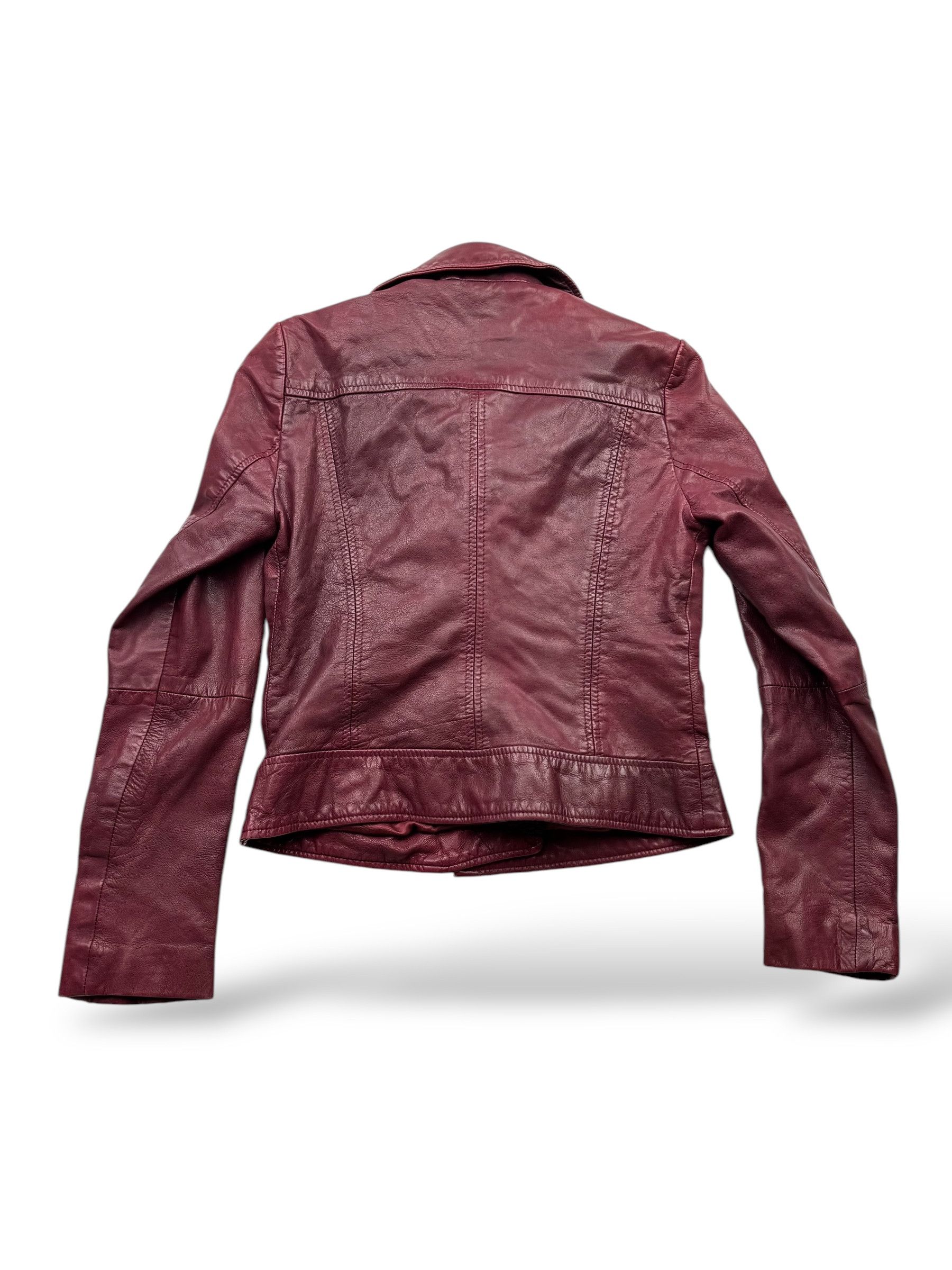 Japanese Brand Vintage Cropped Leather Jacket W145(V9) Size XS / US 0-2 / IT 36-38 - 5 Thumbnail
