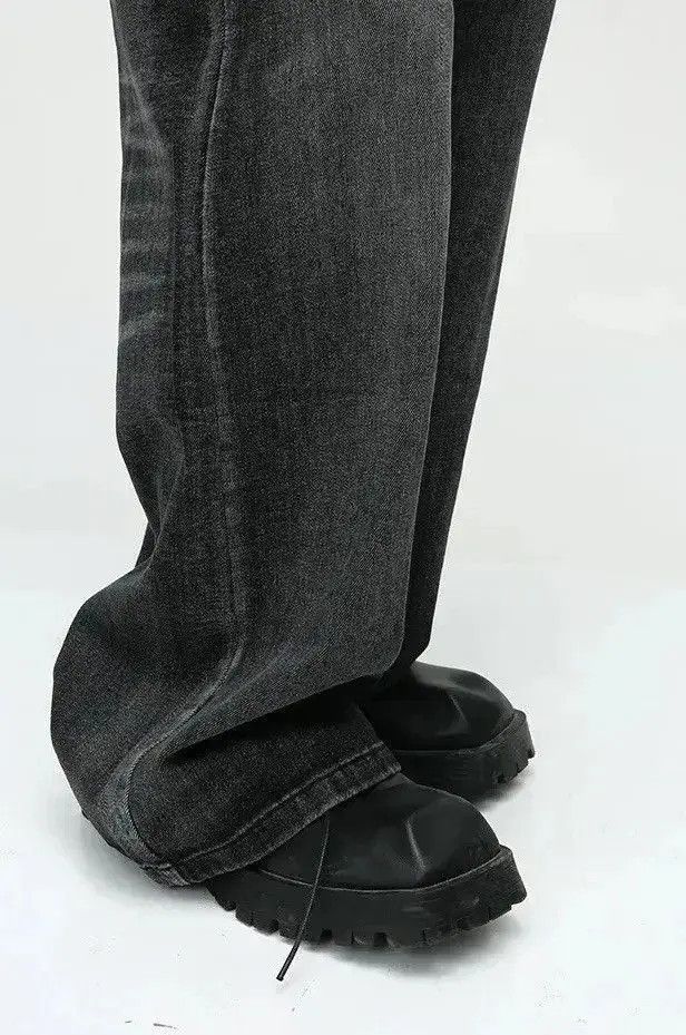 Japanese Brand Streetwear Straight Tube Wide Leg y2k Jeans Pants Size US 30 / EU 46 - 3 Thumbnail
