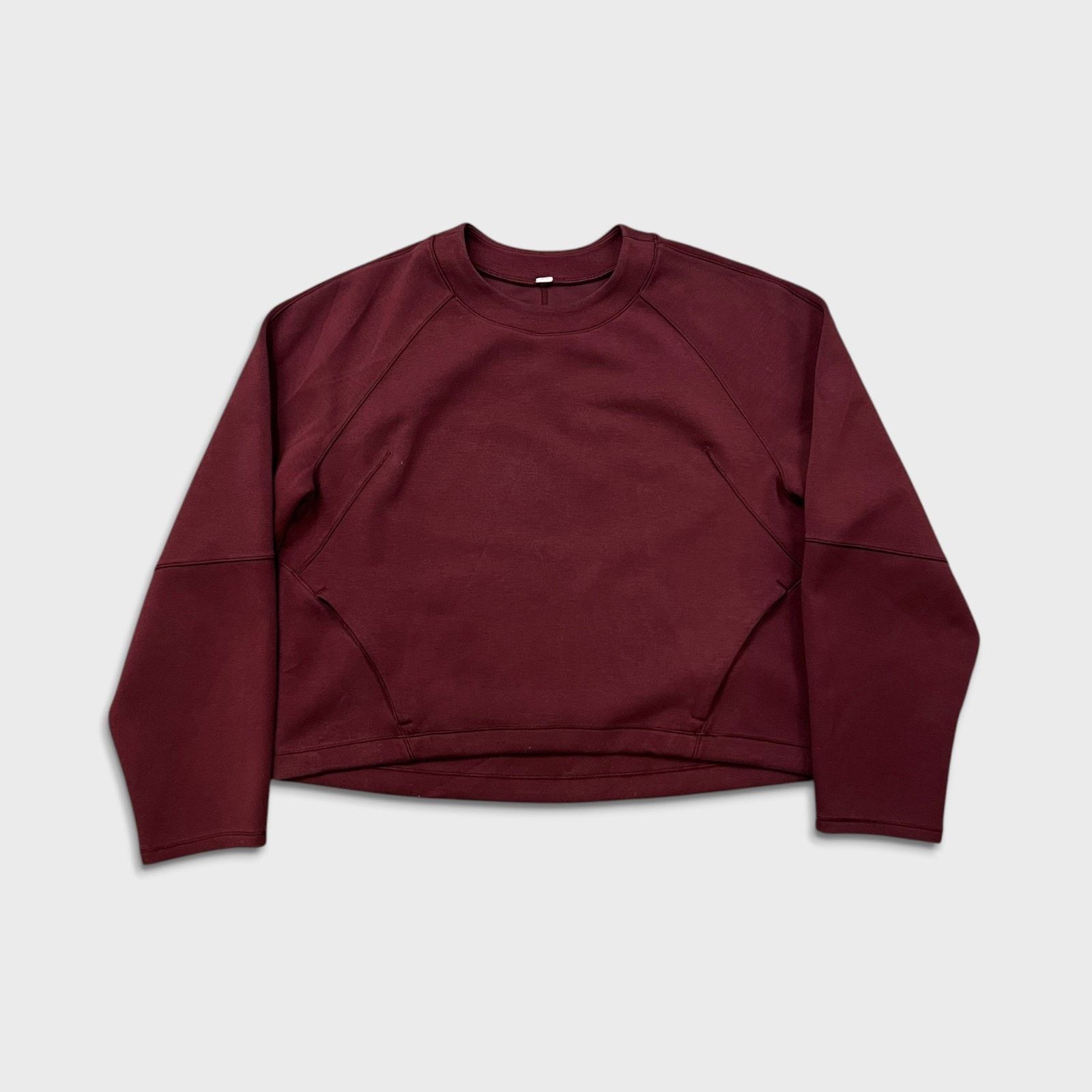 Lululemon Lululemon AirWrap Modal Crew Size 6 Red Cropped Pullover Size M / US 6-8 / IT 42-44 - 1 Thumbnail