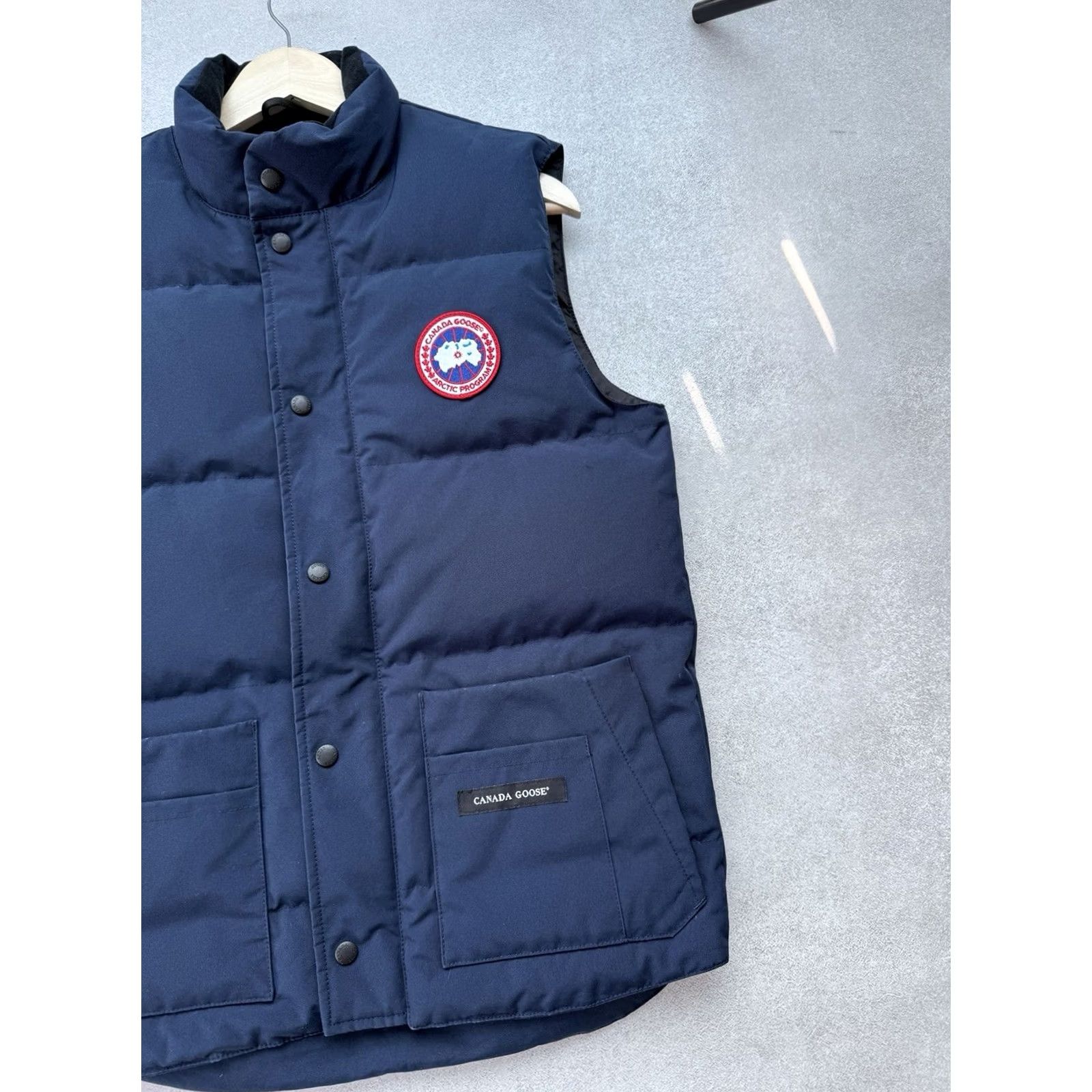 Canada Goose Canada Goose Vest Gilet Outdoor Down Freestyle Blue Men’s S Smoothshell Zip Embroidered Logo Size US S / EU 44-46 / 1 - 4 Thumbnail