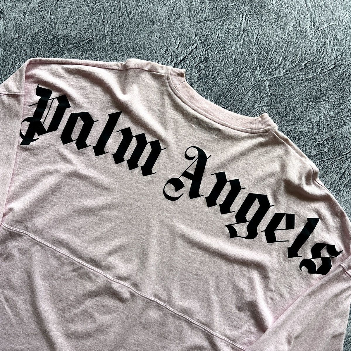 Palm Angels Luxury Men’s Palm Angels Long Sleeve Oversized Pink Size US M / EU 48-50 / 2 - 2 Thumbnail