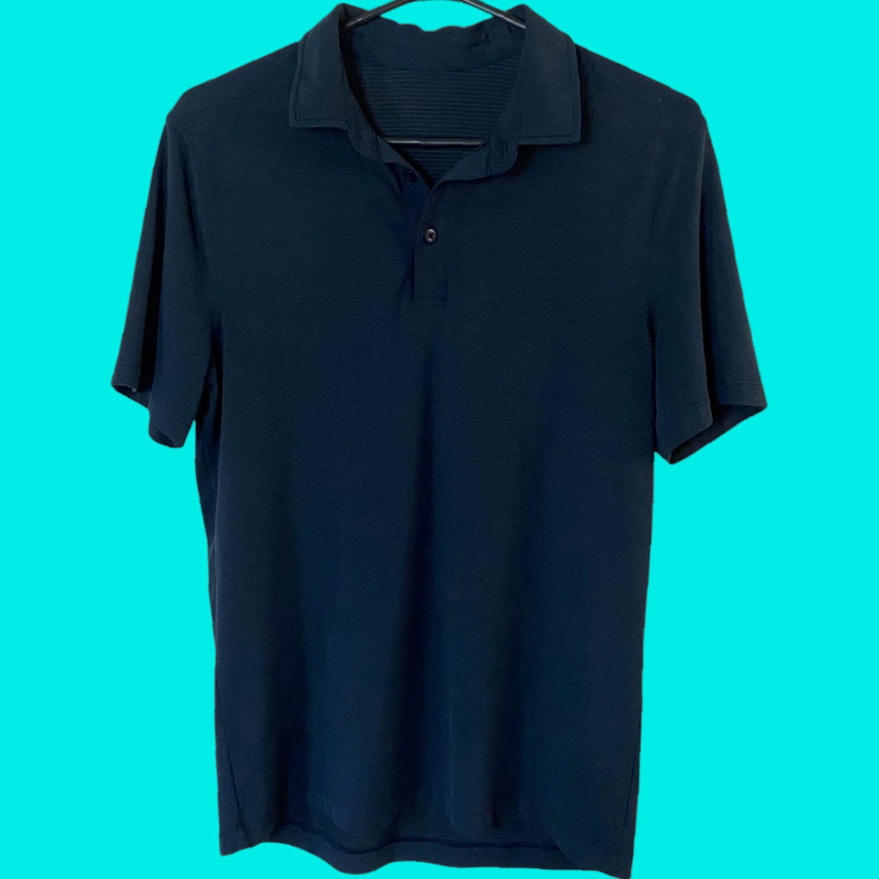 Lululemon VINTAGE Lululemon Evolution Polo Shirt Navy Blue Mens Small Short-Sleeve 4-Way Stretch Size US S / EU 44-46 / 1 - 1 Thumbnail