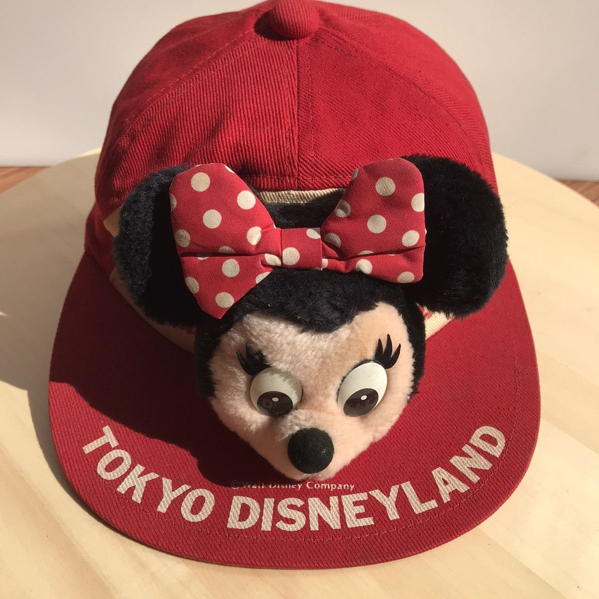 Disney × Mickey Mouse × Vintage VINTAGE MINI MOUSE FULLCAP 7 panel Tokyo disneyLand Made Size ONE SIZE - 5 Thumbnail