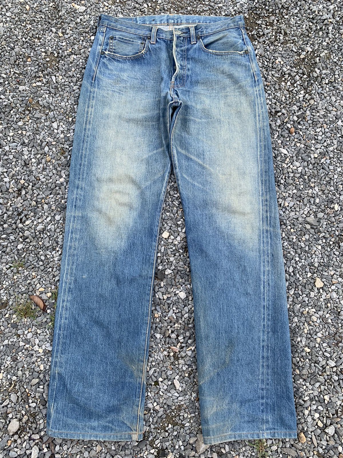 Japanese Brand VINTAGE URBAN RESEARCH SELVEDGE RUSTY JAPANESE DISTRESSED Size US 31 - 1 Thumbnail