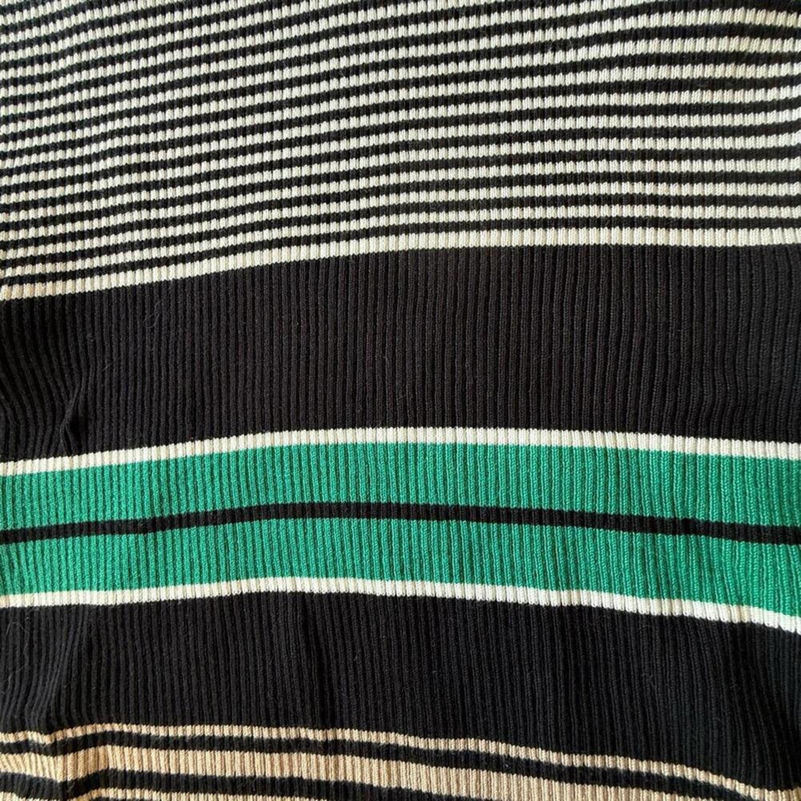 Nine West Nine West Black Ribbed Knit Top NWT Size L / US 10 / IT 46 - 3 Thumbnail
