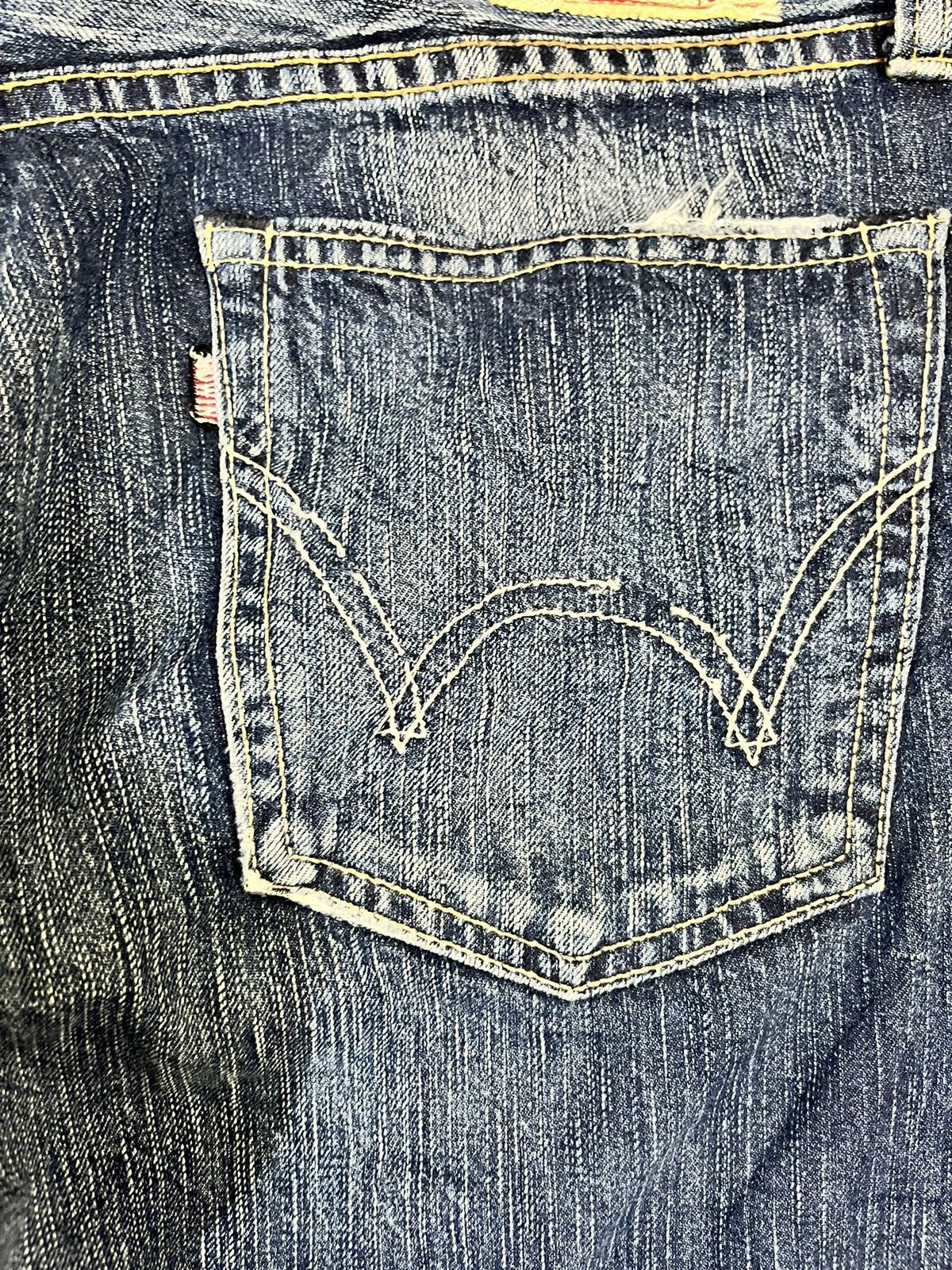 Edwin Vintage Edwin 502RV Grunge Baggy Denim Size US 38 / EU 54 - 12 Thumbnail