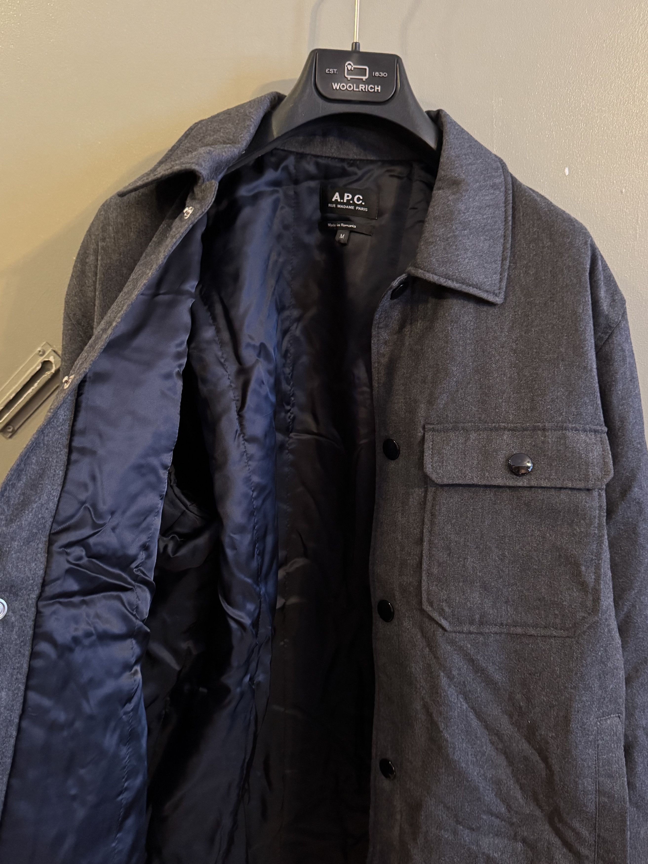 A.P.C. Quilt Lined A.P.C. Shirt Jacket Size US M / EU 48-50 / 2 - 2 Thumbnail