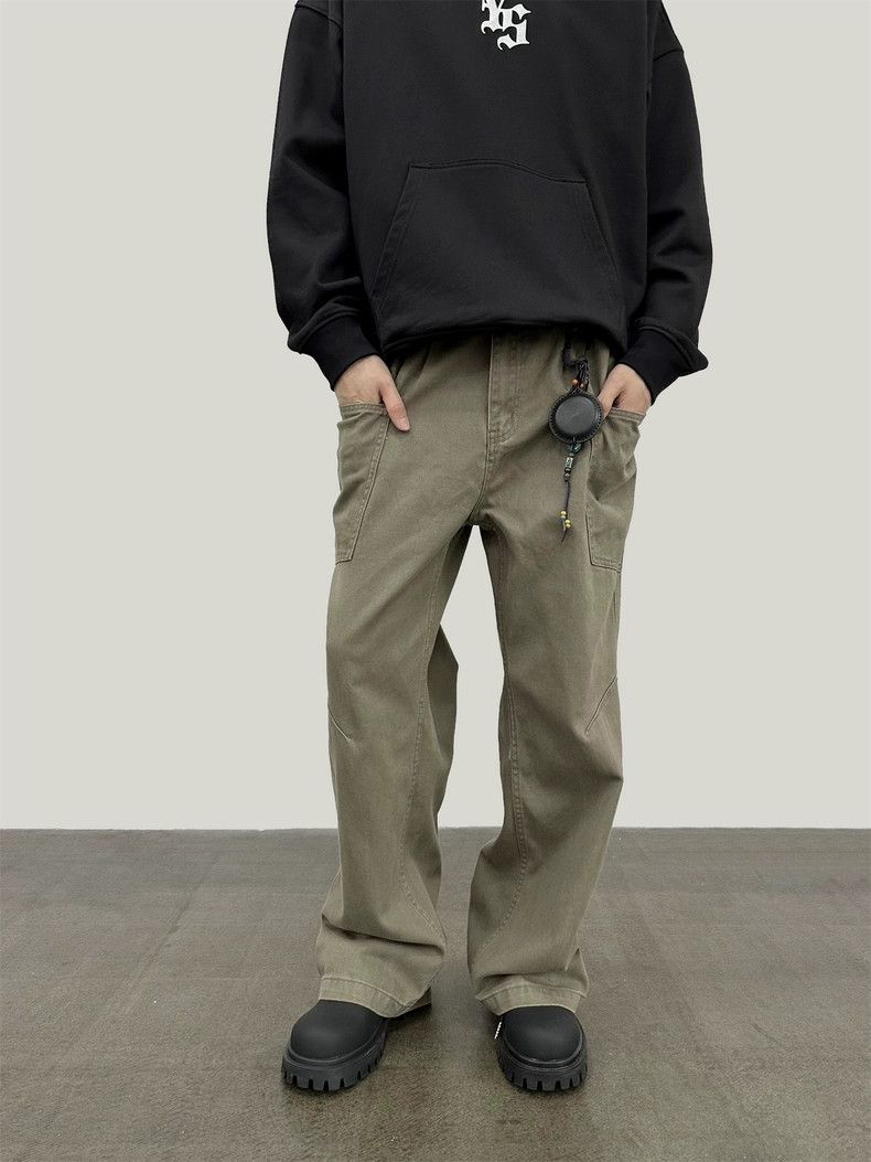 Designer × Vintage washed faded baggy patchwork cargo pants Size US 26 / EU 42 - 1 Thumbnail