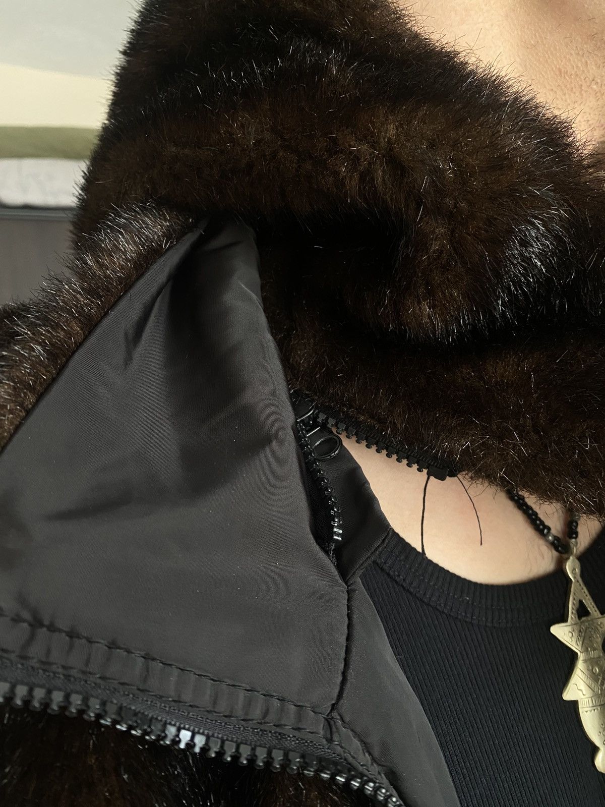 Other Miss Sixty Faux Fur Jacket With Detachable Hoodie Size US S / EU 44-46 / 1 - 5 Thumbnail