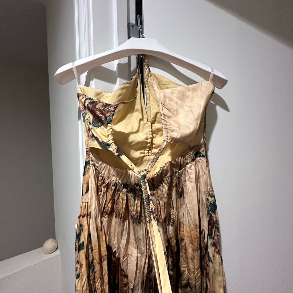 Zara Boho Beach Maxi Dress | Flowy Backless Sundres Size S / US 4 / IT 40 - 8 Thumbnail
