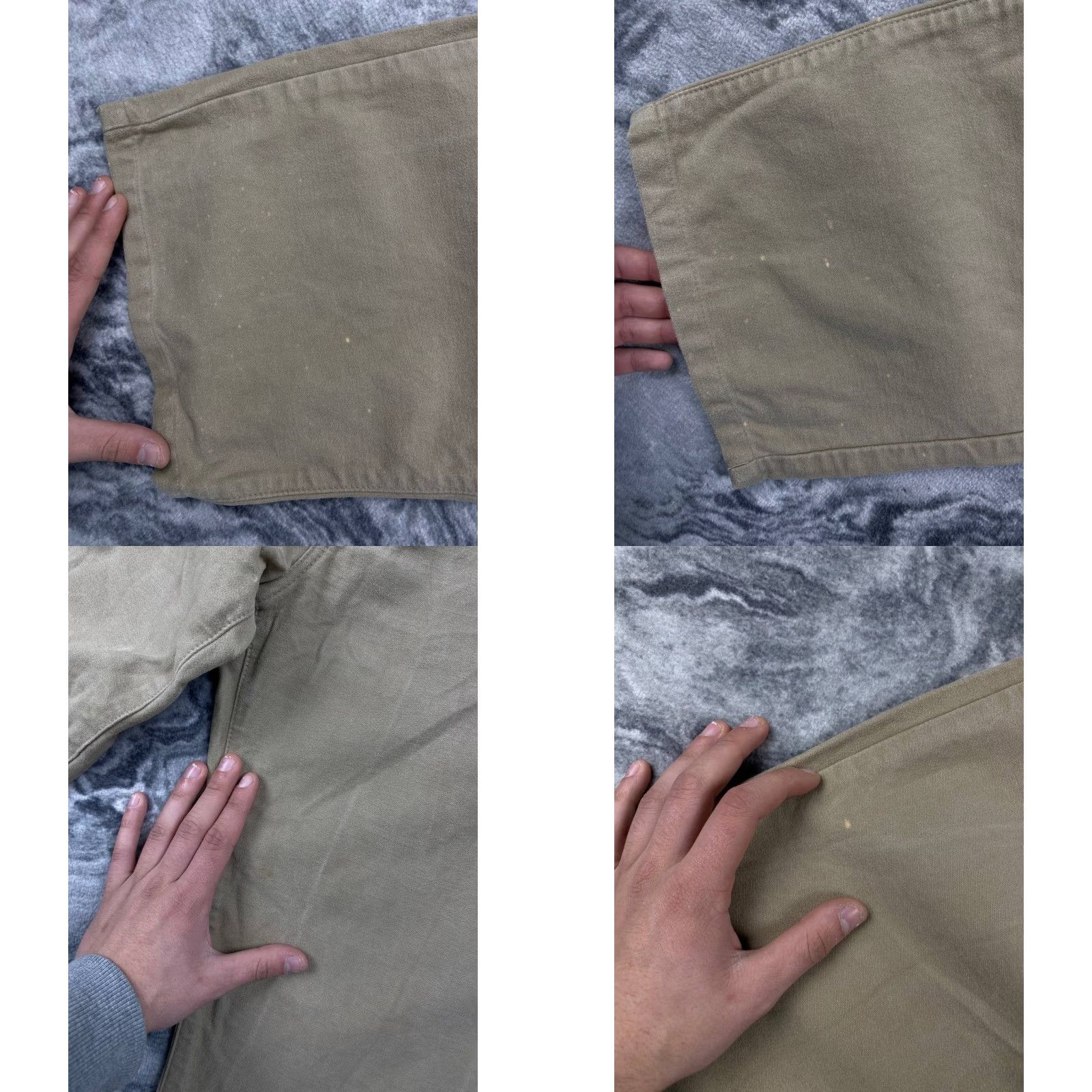 Yves Saint Laurent VINTAGE Yves Saint Laurent Big Logo Pants Men 38 Beige 90s by Saint Laurent Pant Chino Pockets Slim Regular Men Size US 38 / EU 54 - 9 Thumbnail