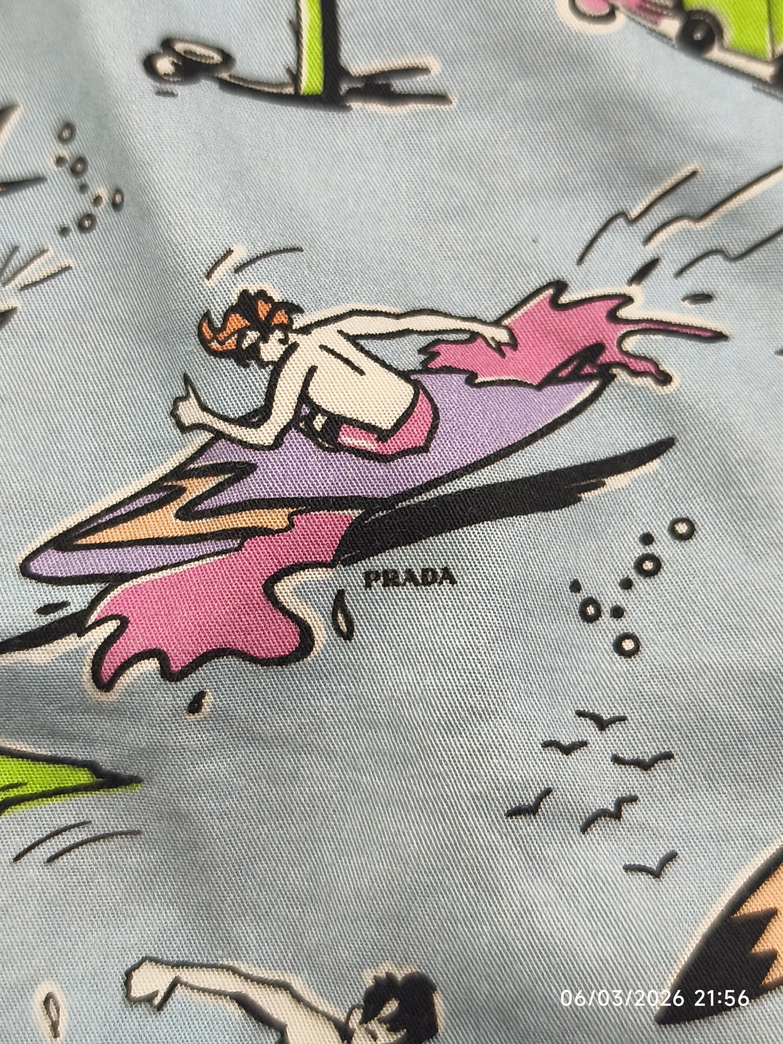 Prada Prada S/S 12 - surf print short Size US 33 - 12 Thumbnail