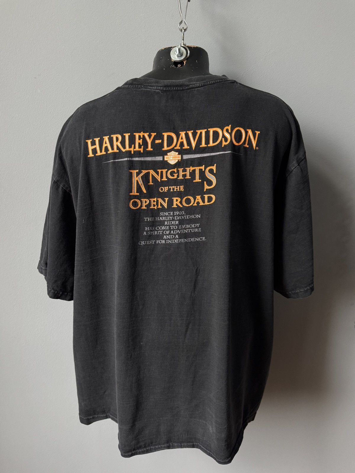 Harley Davidson Vintage T-Shirt Harley Davidson Y2k Rare Motorcycle Jacket Size US XXL / EU 58 / 5 - 10 Thumbnail