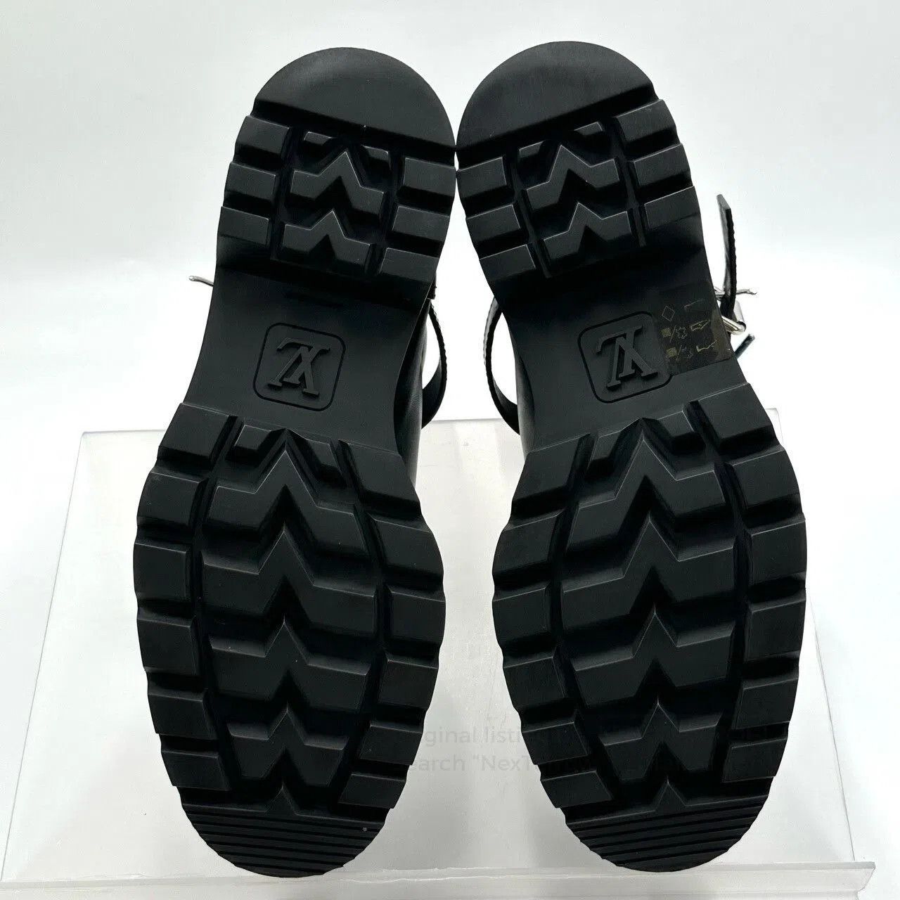 Louis Vuitton LV Monogram Leather Martin Boots. Size US 7 / EU 40 - 6 Thumbnail