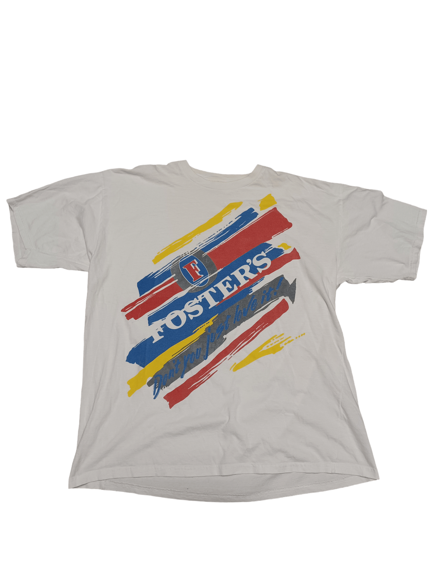 Other VINTAGE 90S BIGLOGO FOSTER`S BEER SINGLE STITCH TEE Size US XL / EU 56 / 4 - 1 Thumbnail