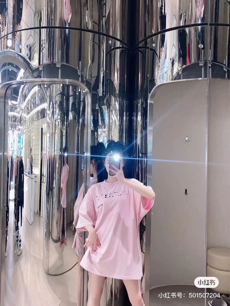Balenciaga Balenciaga Pink Short Sleeve for Men and Women M Size Size US M / EU 48-50 / 2 - 9 Thumbnail