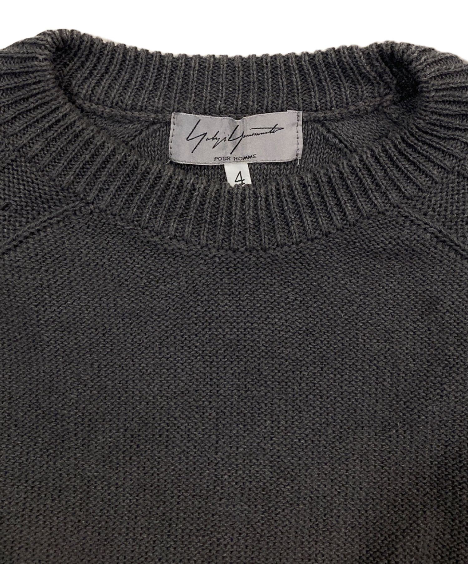 Yohji Yamamoto Yohji Yamamoto pour homme HZ-K48-980 Linen Long Knit Size US XL / EU 56 / 4 - 6 Thumbnail