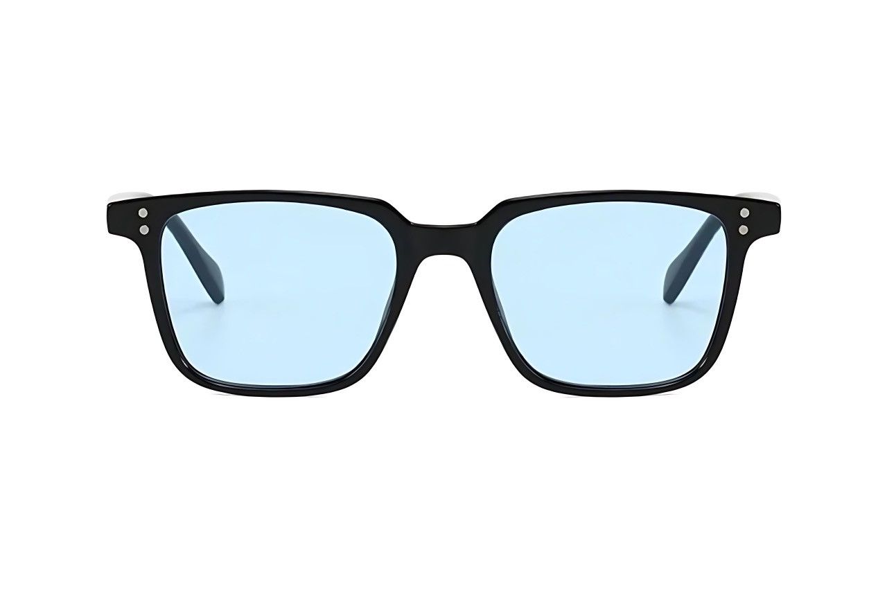 Other Rectangle Tony Stark Sunglasses Men Blue Lens Brand Designer Size ONE SIZE - 3 Thumbnail