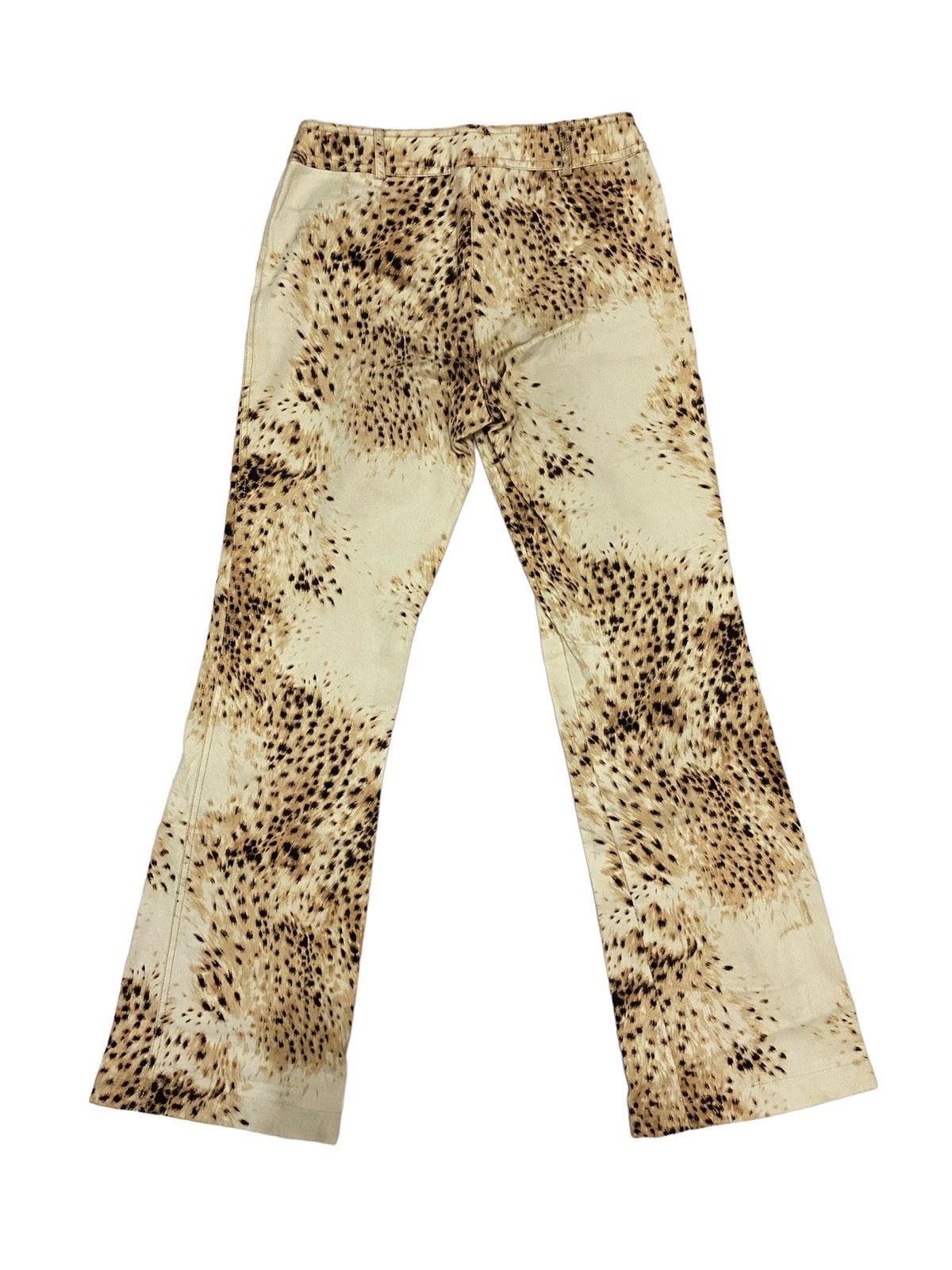 If Six Was Nine × Le Grande Bleu (L.G.B.) Marella Leopard Flared pants Size 27" / US 4 / IT 40 - 2 Thumbnail