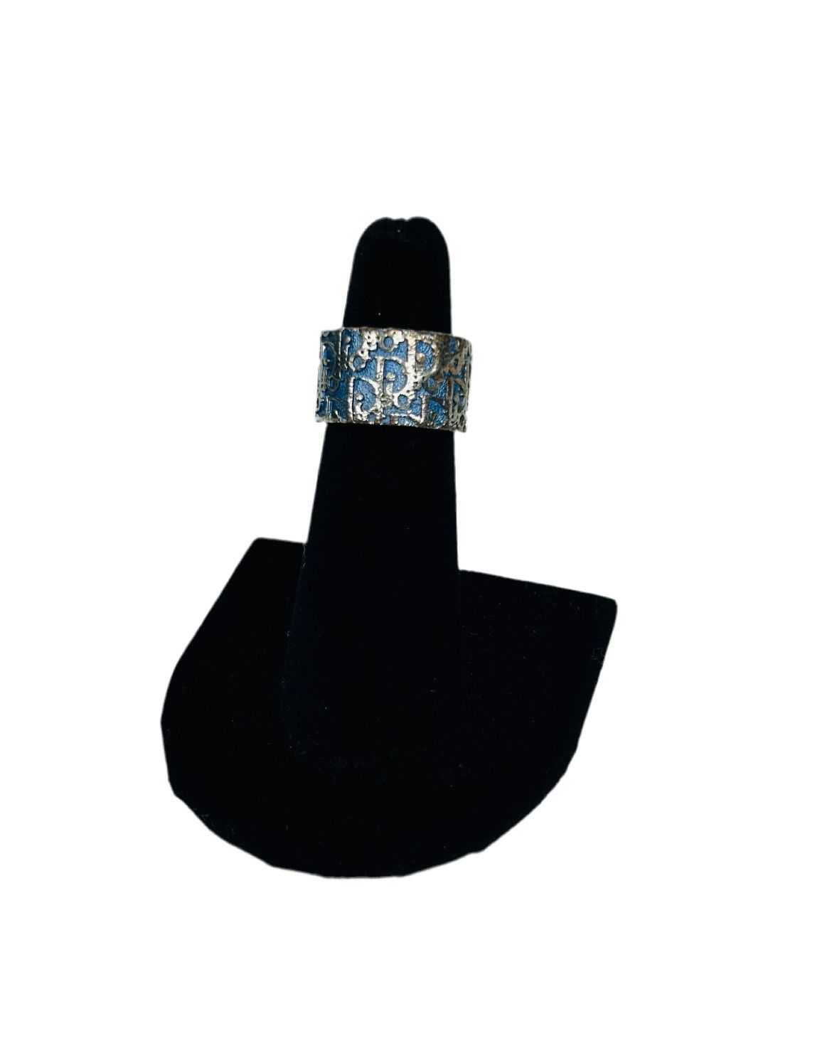 Dior Dior Blue Trotter 2 Ring Size 5 Size ONE SIZE - 2 Thumbnail