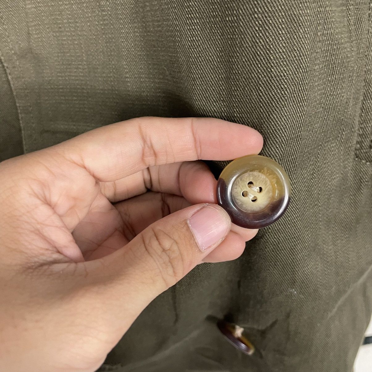Japanese Brand Japanese Brand Bamboo Grass Double Breasted Trenchcoat Size M / US 6-8 / IT 42-44 - 13 Thumbnail