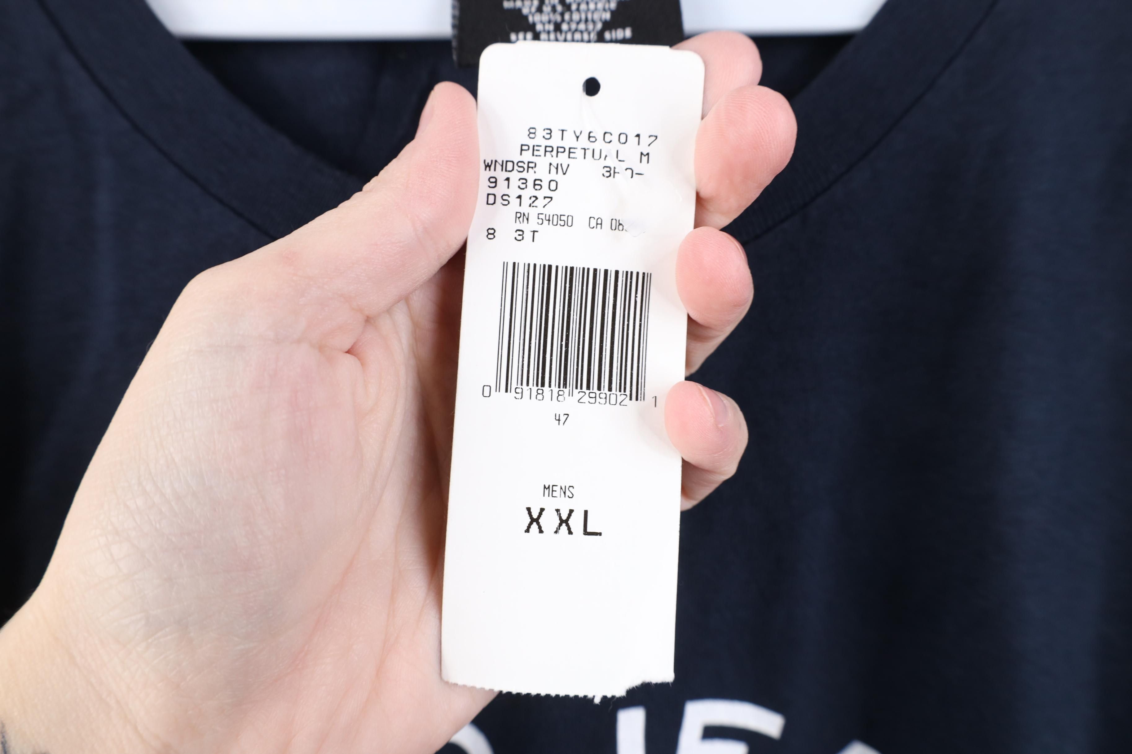 Polo Ralph Lauren Deadstock Vintage 90s Ralph Lauren Monogram T-Shirt Blue Size US XXL / EU 58 / 5 - 5 Thumbnail