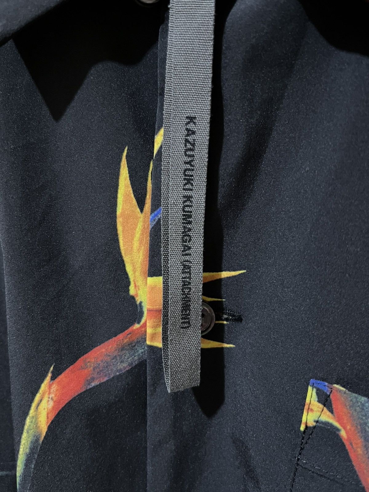 Kazuyuki Kumagai Attachment Kazuyuki Kumagai Attachment - S/S’19 - Open Collar Shirt Size US L / EU 52-54 / 3 - 10 Thumbnail