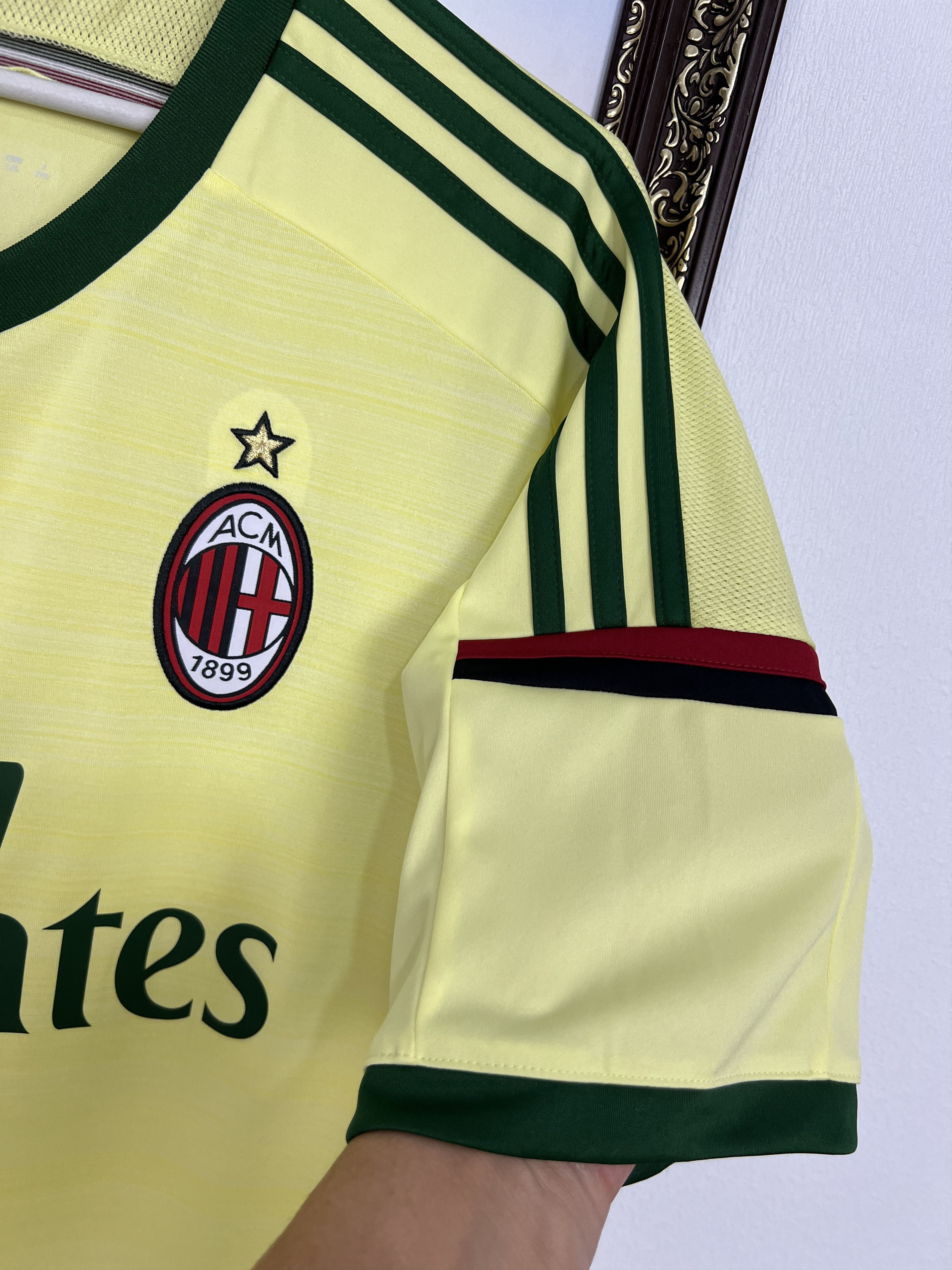 Adidas AC Milan Third football shirt 2014 Soccer Adidas Jersey Mens Size US L / EU 52-54 / 3 - 4 Thumbnail