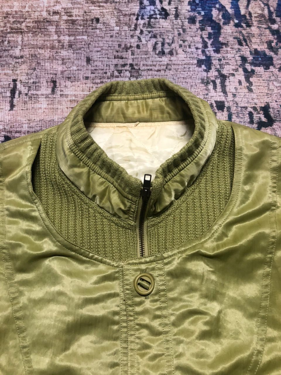 Sports Specialties Vintage Pia Sports Knitted Nylon Bomber Jacket Rare Design Size US XL / EU 56 / 4 - 4 Thumbnail