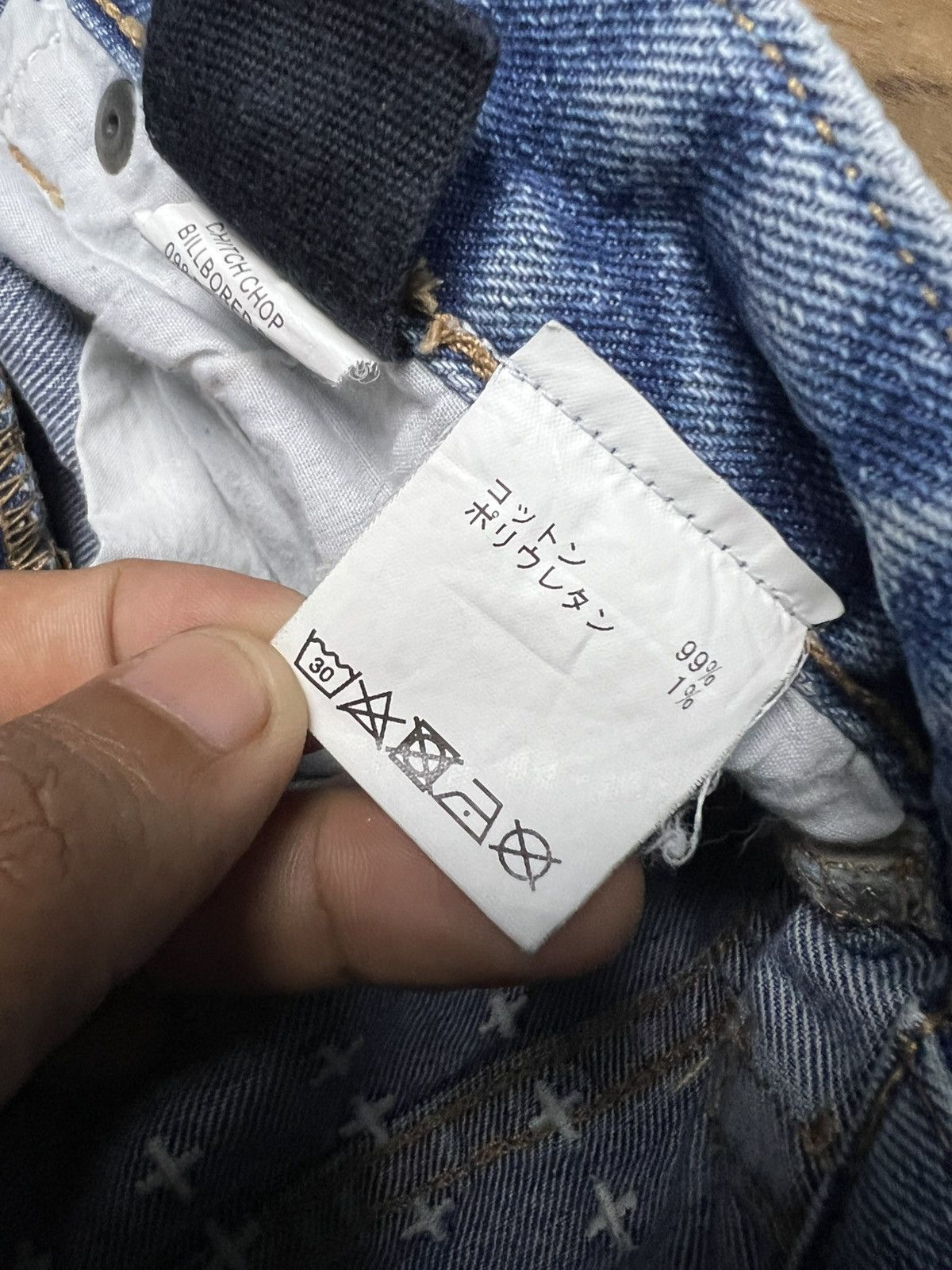 Yasuyuki Ishii Ksubi(Tsubi)CHITCH CHOP Billbored Blue Distressed Jeans (43) Size US 28 / EU 44 - 13 Thumbnail