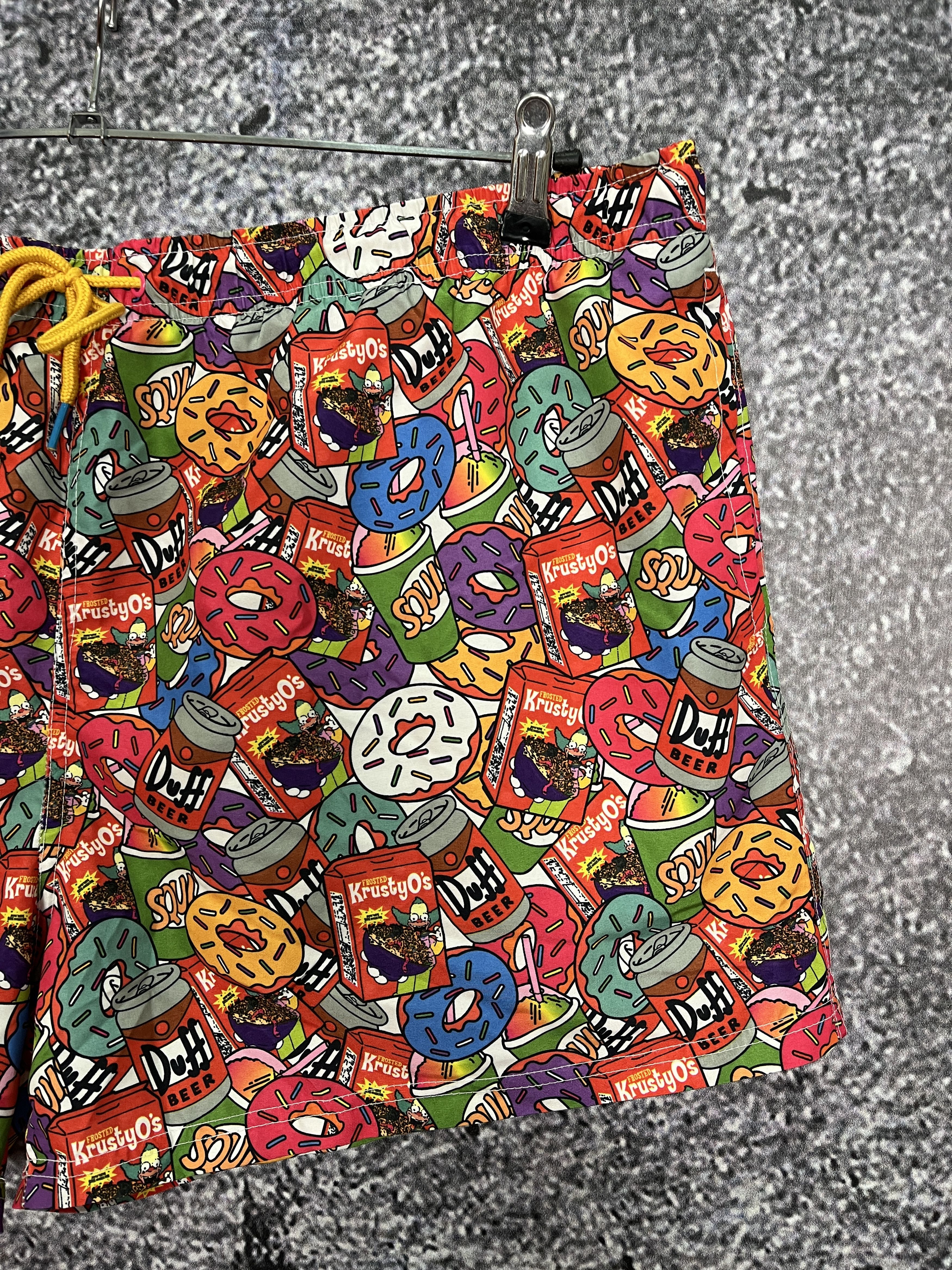 The Simpsons The Simpsons Shorts Spriengfield Overprint Swim Art Size 2XL Size US 40 / EU 56 - 2 Thumbnail