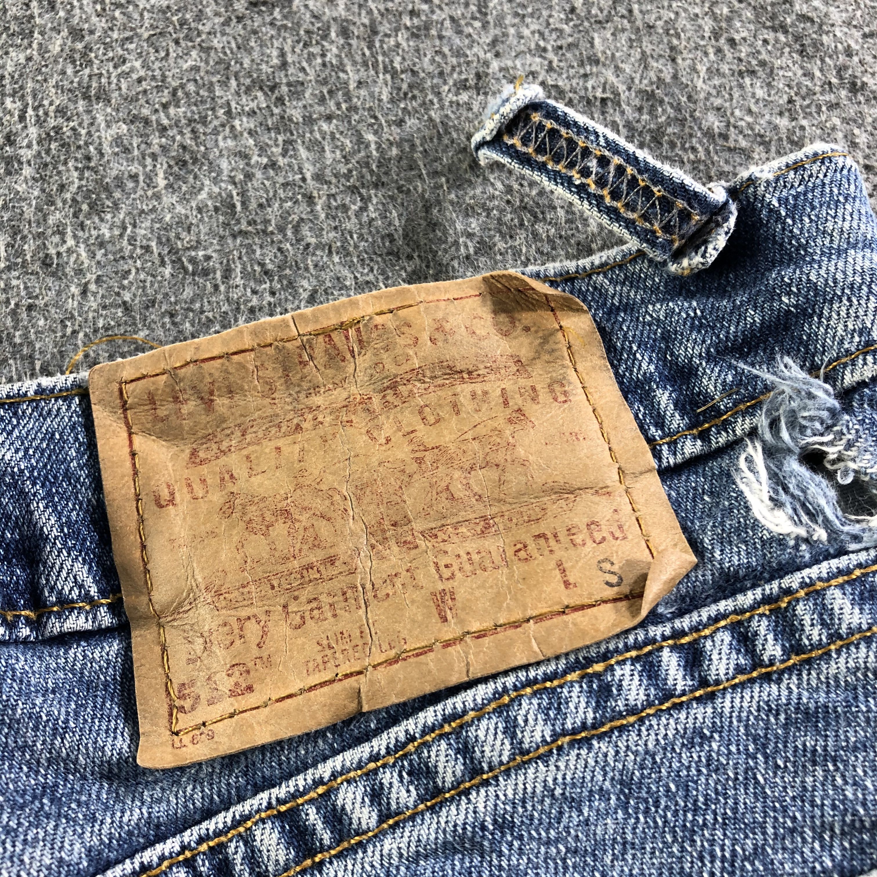 Levi's Vintage Blue Wash Levis 512 Jeans-J4294 Size US 31 - 5 Thumbnail