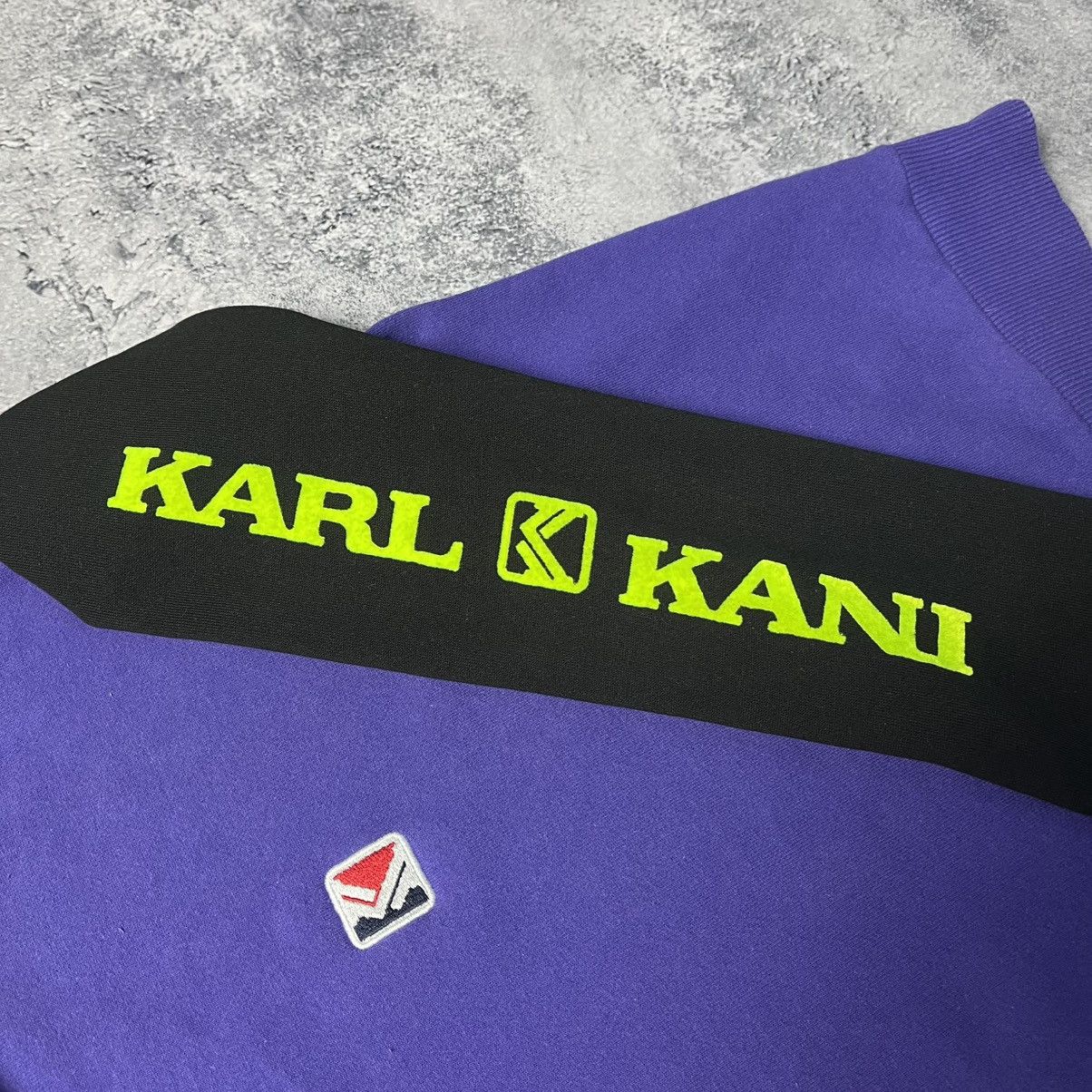 Karl Kani × Vintage Vintage Karl Kani Cropped Hoodie Rap Streetwear Y2K Size S / US 4 / IT 40 - 4 Thumbnail
