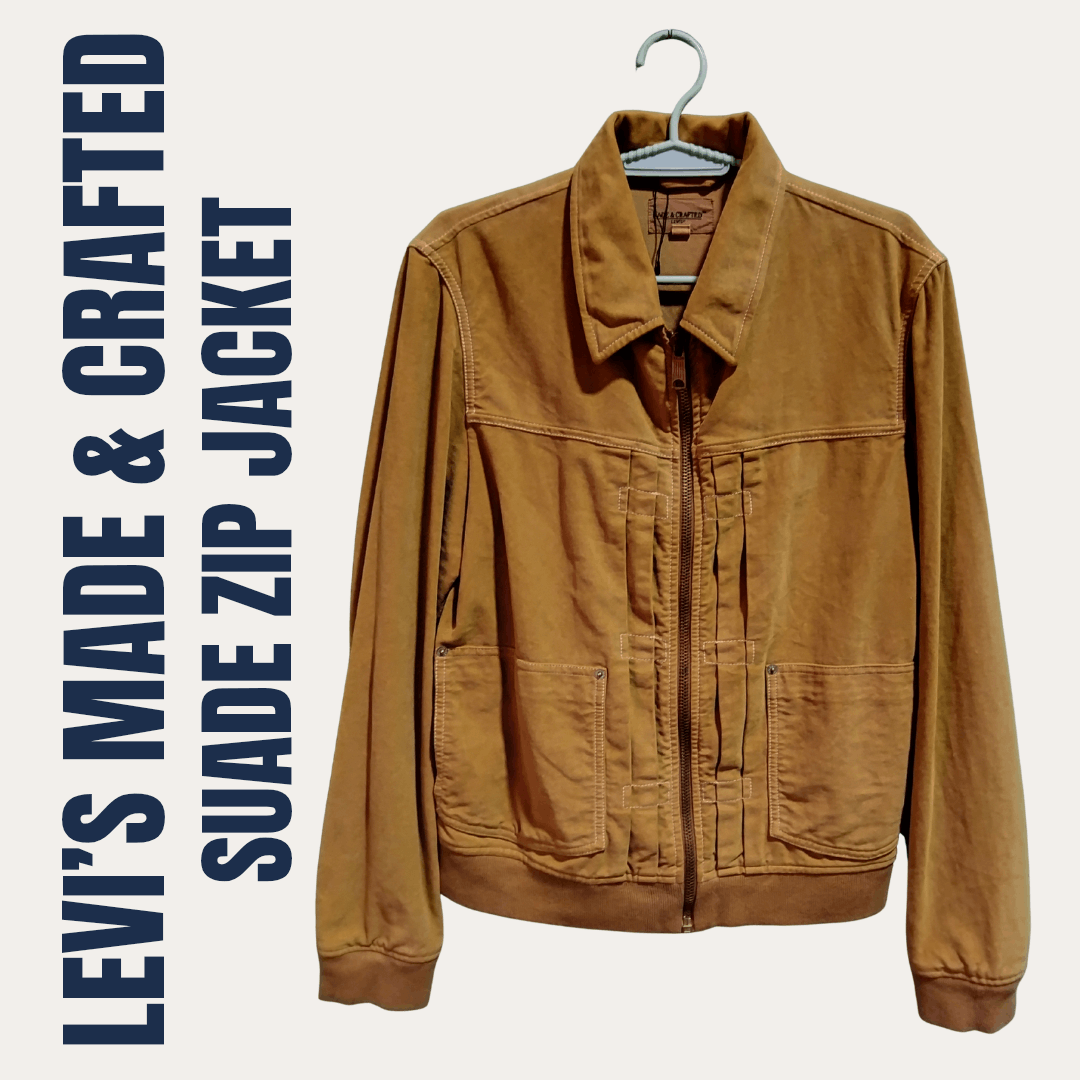 Levi's Made & Crafted Levi's made and crafted suade zip jacket - limited edition Size US S / EU 44-46 / 1 - 1 Thumbnail