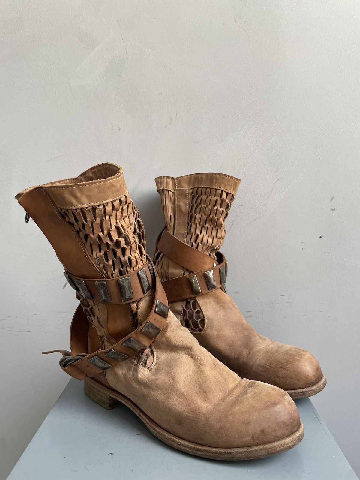 A.S.98 Tornado japanese Avant garde Bikkembergs style boots 90s Size US 7.5 / EU 40-41 - 1 Thumbnail