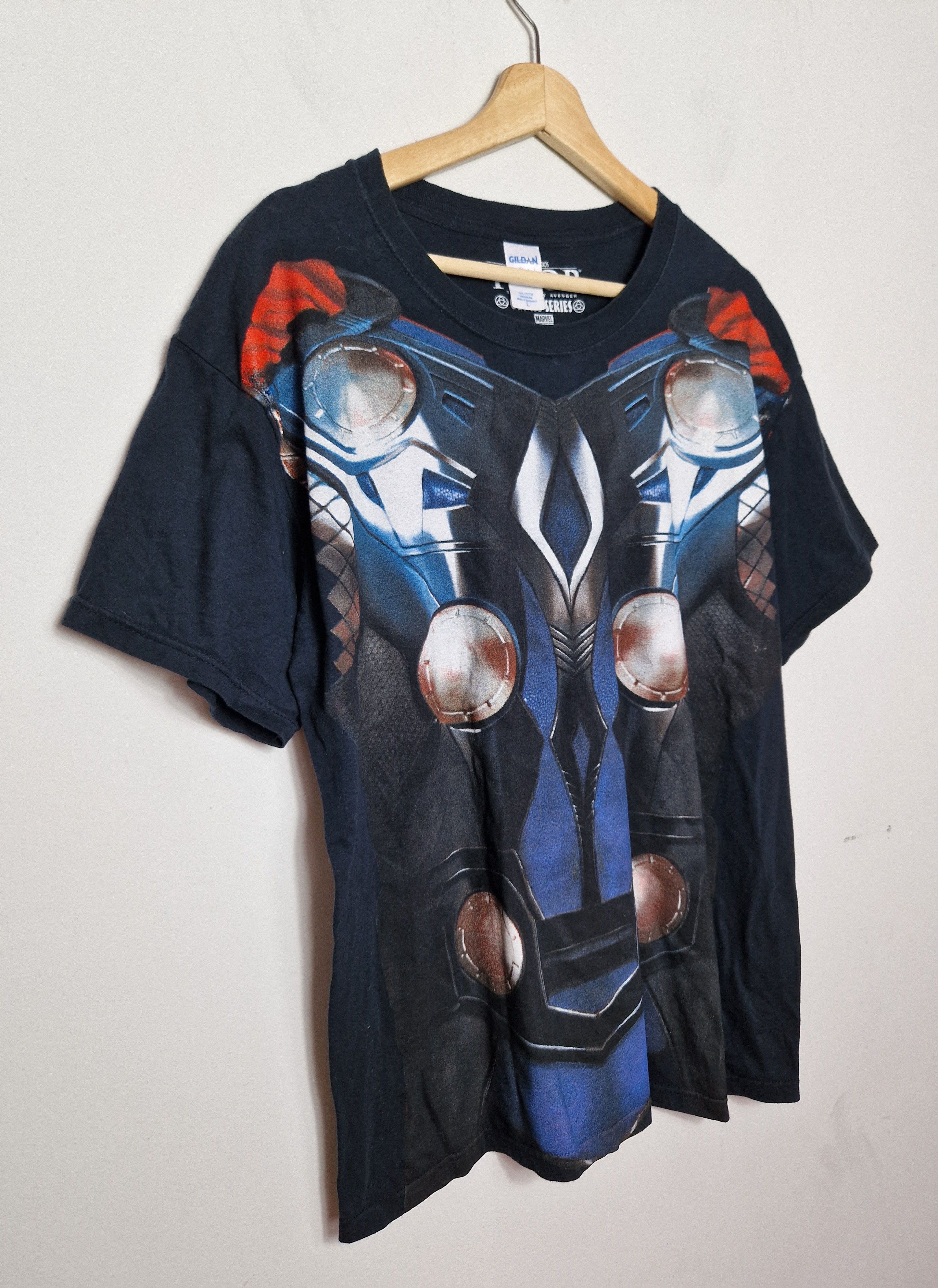 Anime × Marvel Comics × Vintage Marvel Comics Thor Avengers full printed 2011 promo tee Size US L / EU 52-54 / 3 - 3 Thumbnail