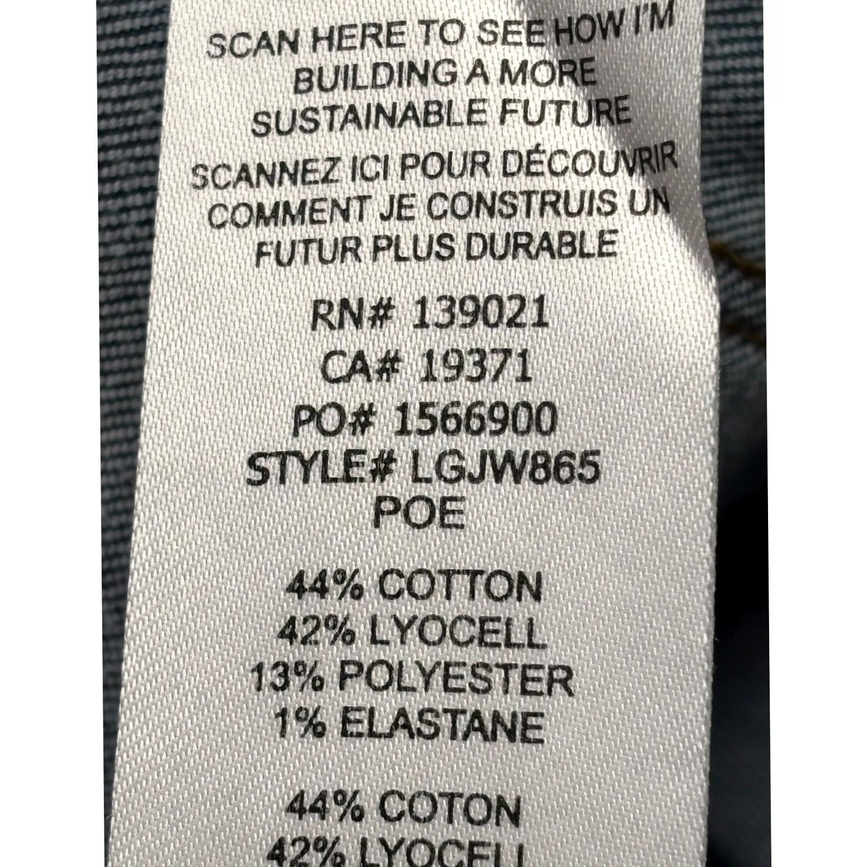Frame FRAME Le Garcon Slim Boyfriend Jeans Blue LGJW865 W27 L28 Size 24" / US 00 / IT 34 - 7 Thumbnail