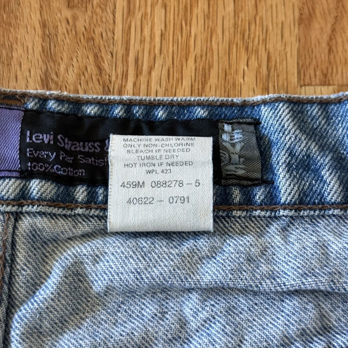 Levi's Vintage 1990s Levi's SilverTab Baggy Cut-Off Jean Shorts Size US 38 / EU 54 - 3 Thumbnail