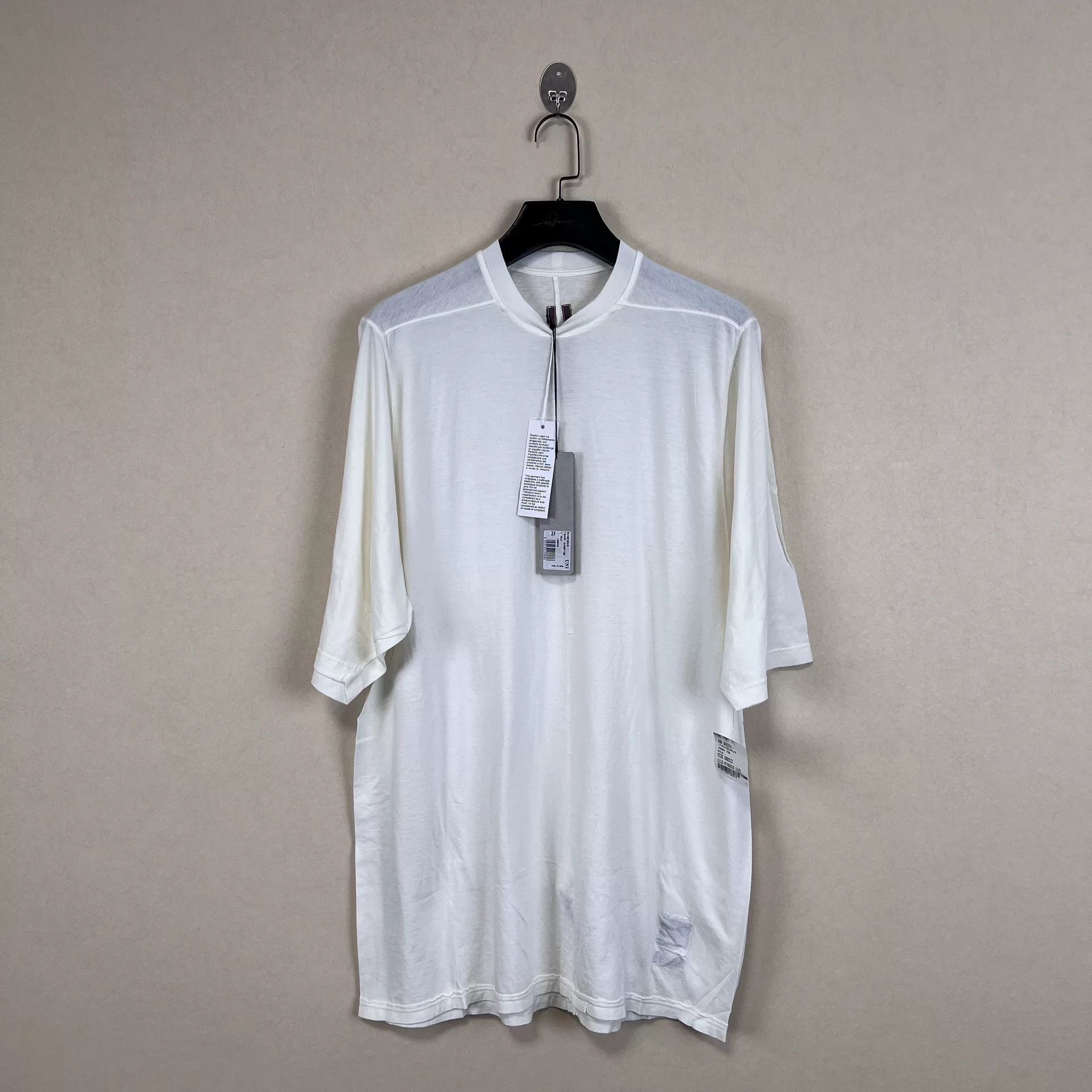 Rick Owens rick owens classic white short sleeve t-shirt Size US M / EU 48-50 / 2 - 1 Thumbnail