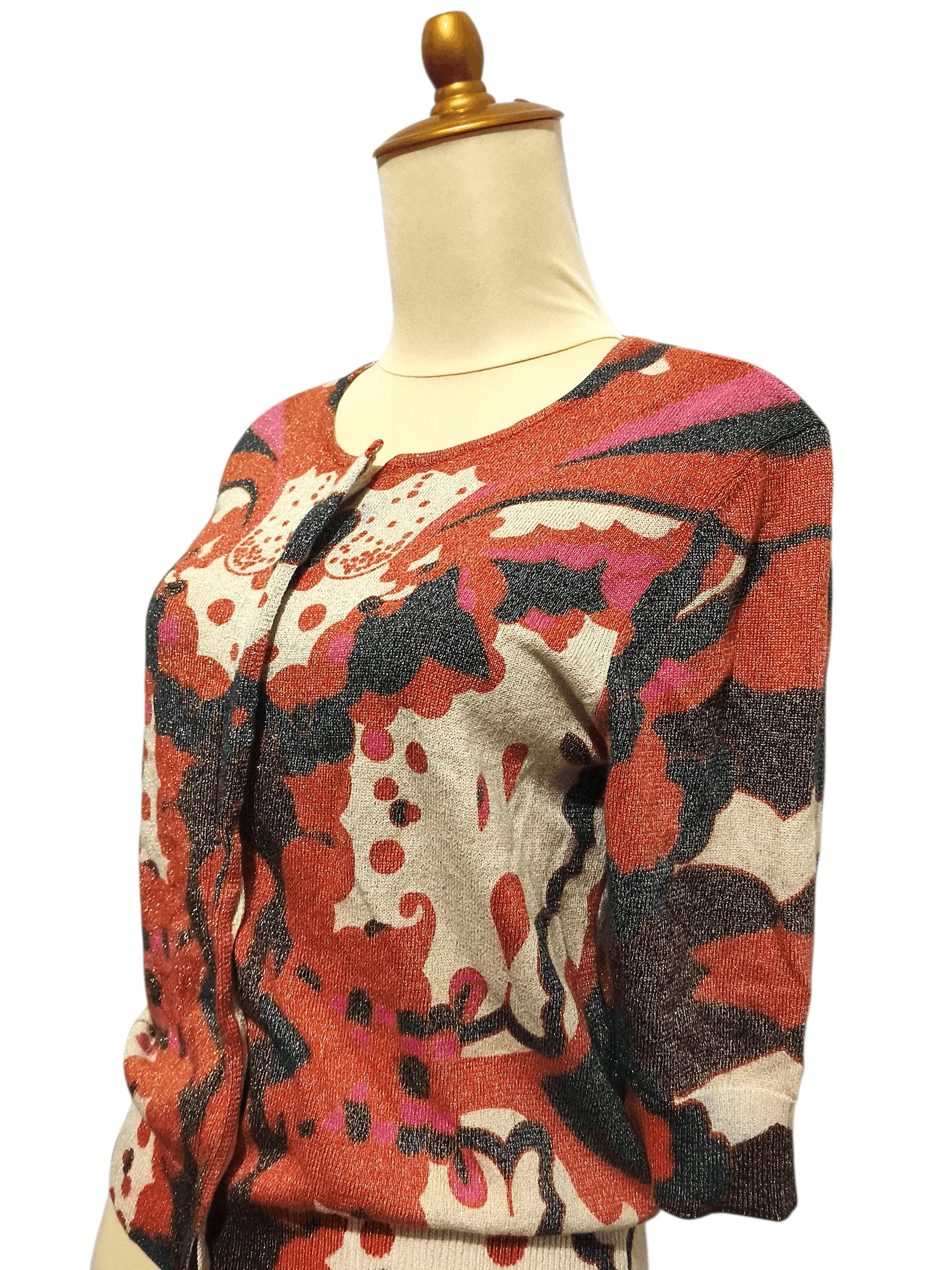 Diane von Furstenberg Diane Von Furstenberg Glitters Knitted Sweater Size XS / US 0-2 / IT 36-38 - 4 Thumbnail