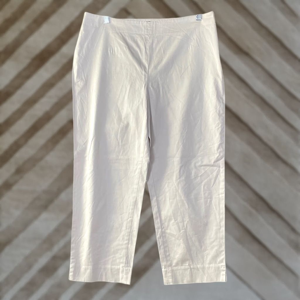 Talbots Talbots Womens Pants Tan Petite Pull On Side Zip Ankle Stretch 14P Regular Size 24" / US 00 / IT 34 - 1 Thumbnail