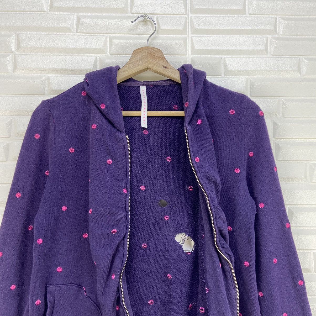 Issey Miyake × Japanese Brand × Sunao Kuwahara Sunao Kuwahara Issey Miyake Distressed Zipper Jacket Size S / US 4 / IT 40 - 16 Thumbnail