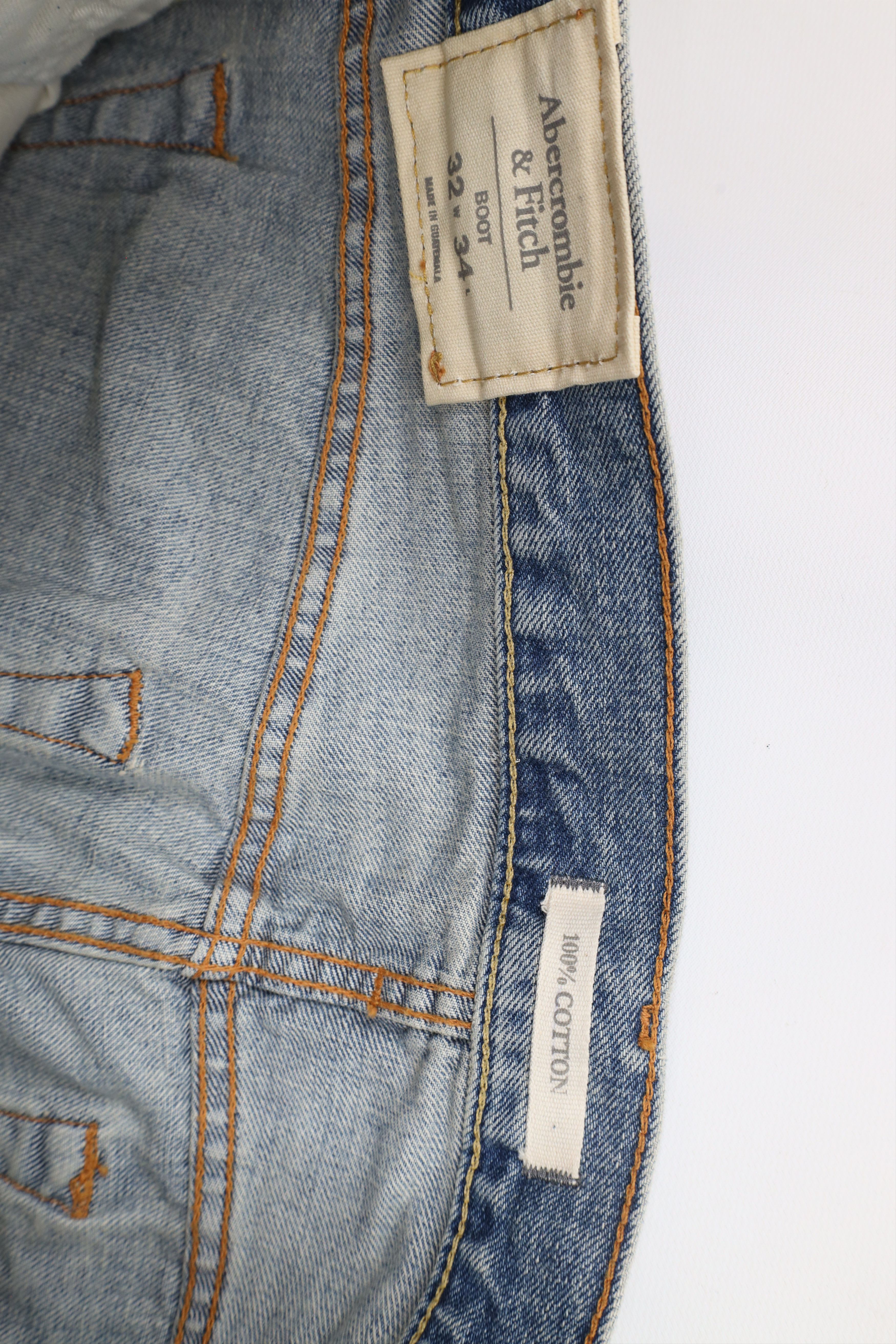 Abercrombie & Fitch × Vintage Vintage Abercrombie & Fitch Fly Bootcut Denim Jeans Blue Size US 32 / EU 48 - 7 Thumbnail