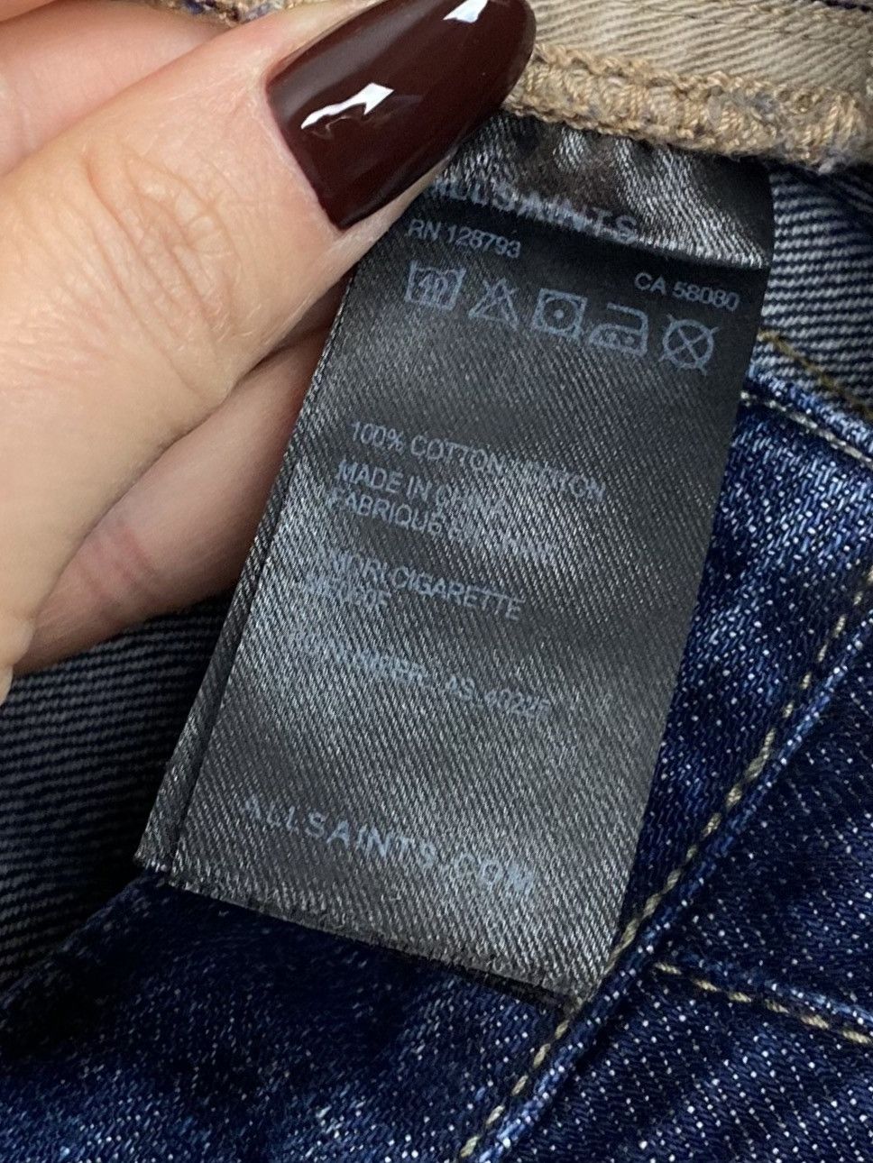 Allsaints All Saints Men’s Cigarette Denim Jeans Size W32 Blue Top Size US 32 / EU 48 - 9 Thumbnail