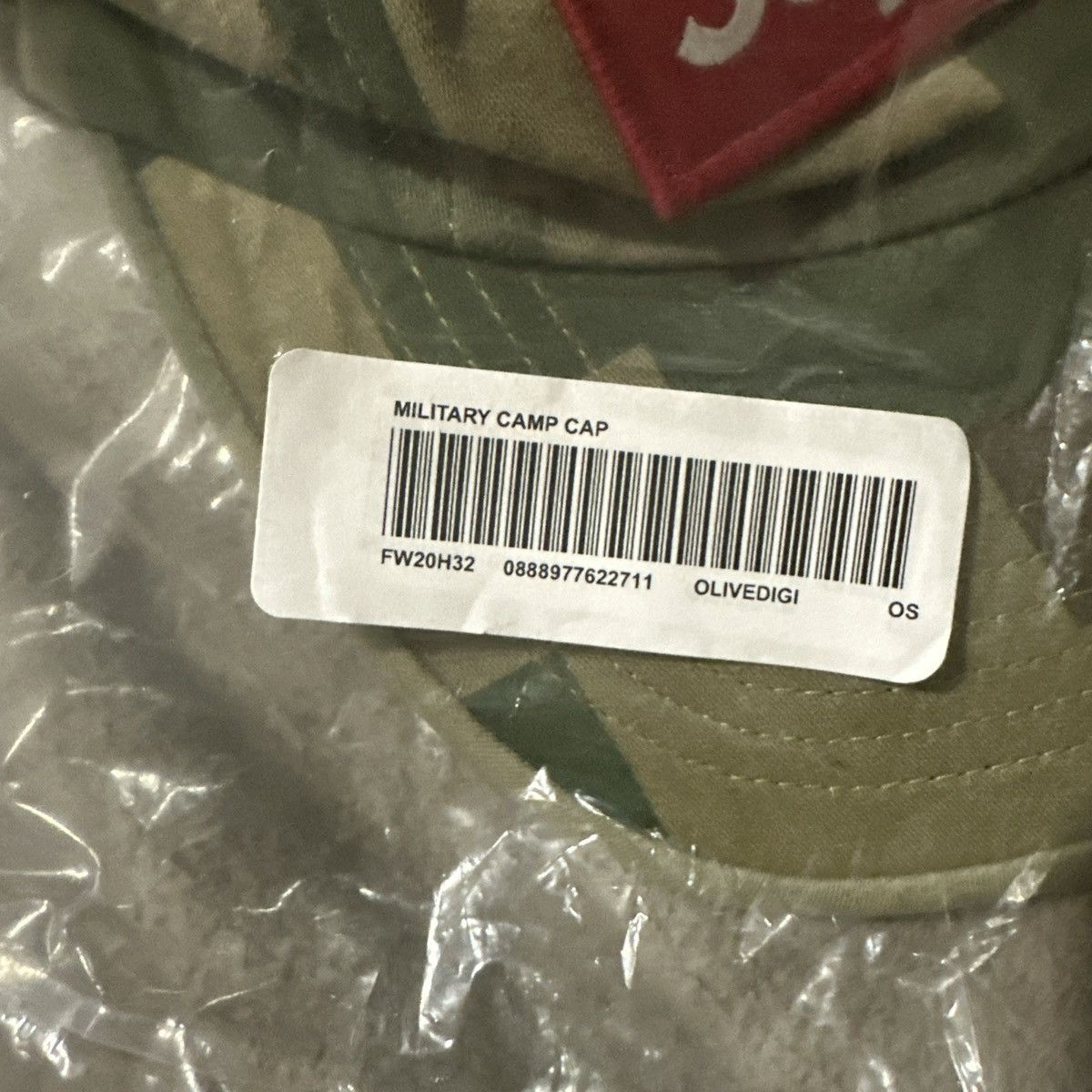 Supreme Supreme Military Camp Cap Hat FW20 Olive Digi Camo Brand New Size ONE SIZE - 4 Thumbnail