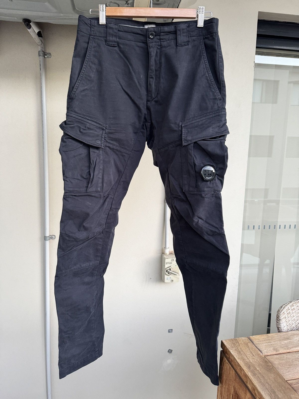 C.P. Company Total Eclipse Dark Navy Stretch Sateen Cargo Pants 44 Size US 28 / EU 44 - 5 Thumbnail